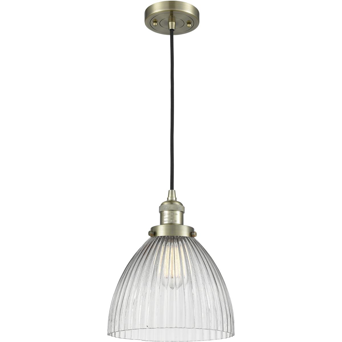 Innovations Lighting 1353550 201C-AB-G222-LED Franklin Restoration Seneca Falls