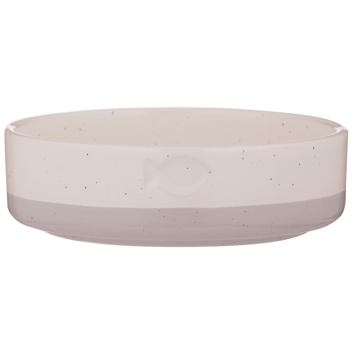 Mason Cash Speckle Dip Cat Bowl 9.3-oz Ceramic Cat Food/Water bowl 1 Bowls