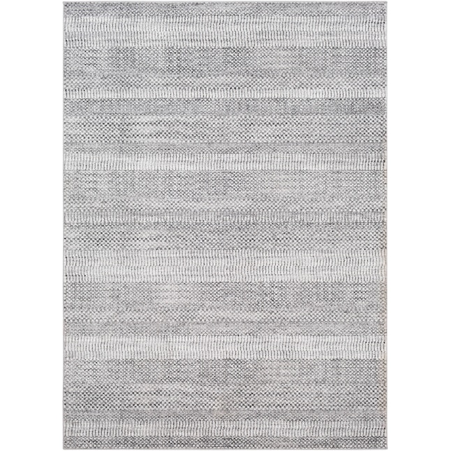 Surya Nepali 7 X 10 (ft) Gray Indoor Stripe Global Area Rug at Lowes.com