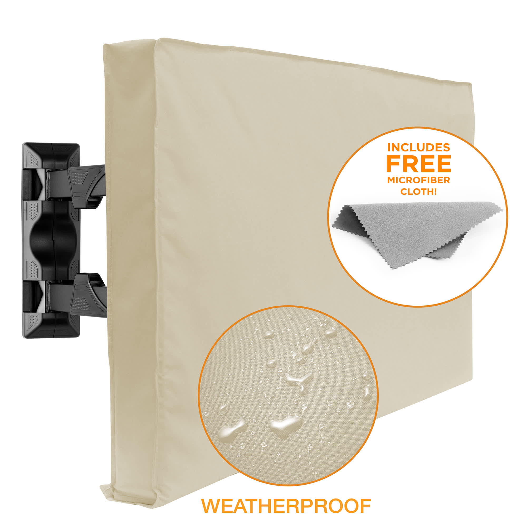 Mount Factory MOUNT-COVER-EX65-TAN Outdoor-Tv-Covers - View #3