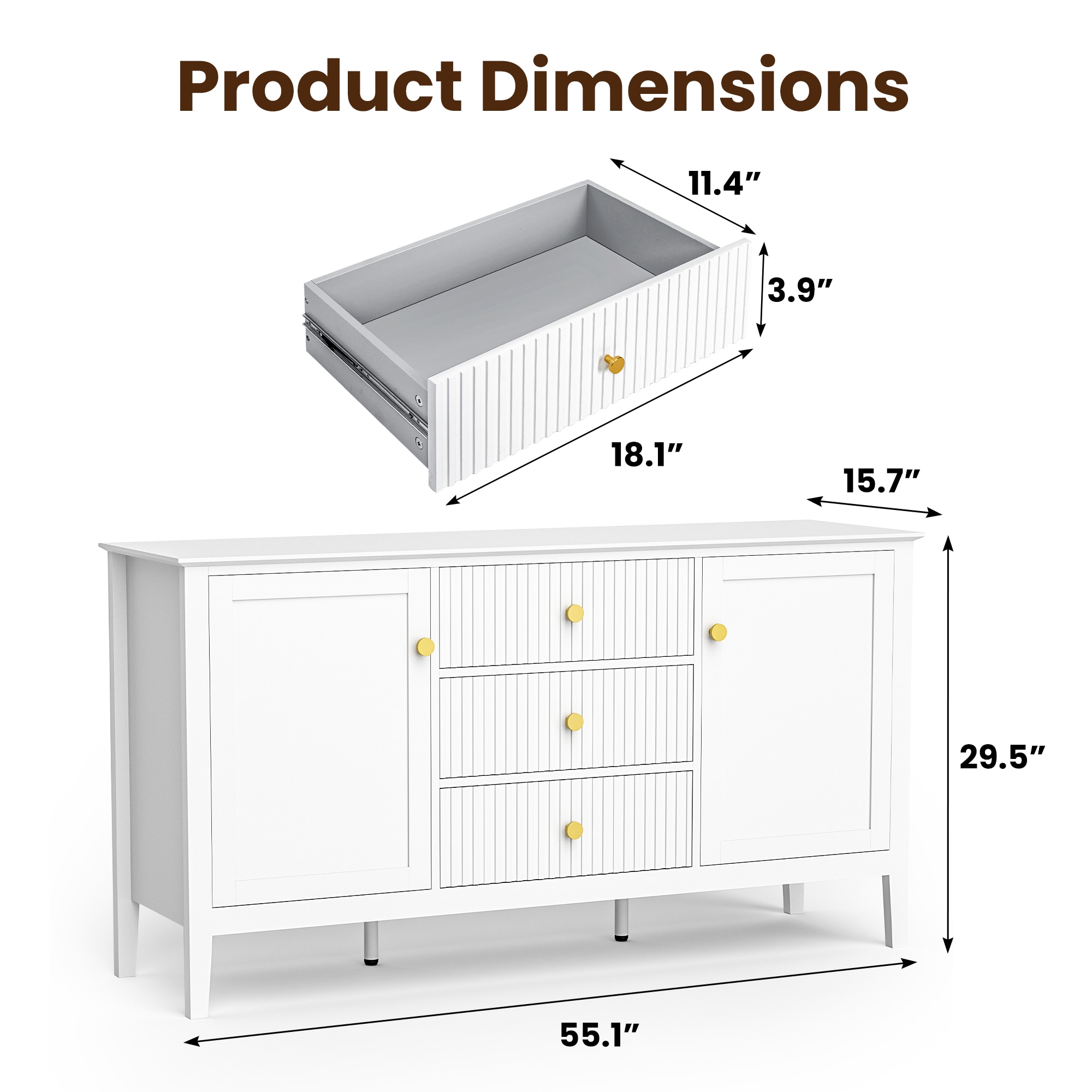PamaPic SN-DG-SK-5D-WL1 dressers - View #9