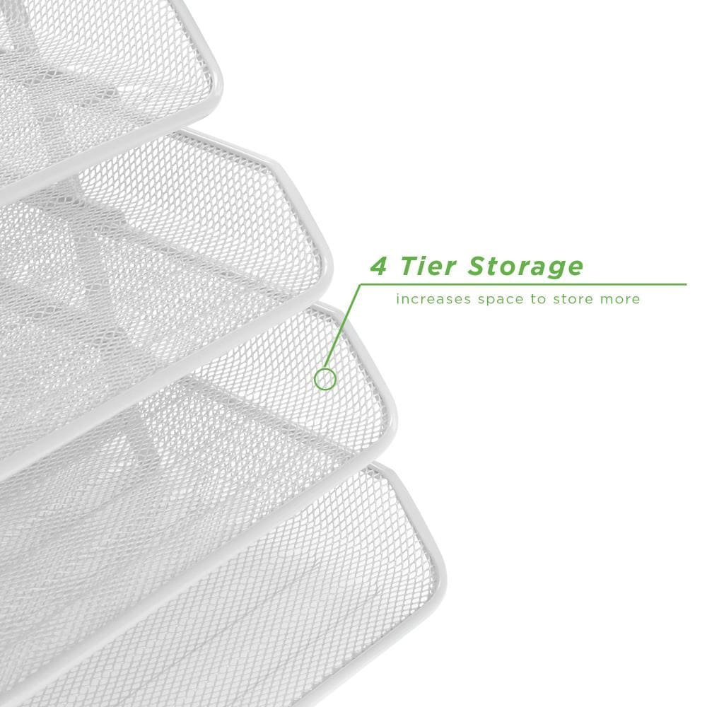Mind Reader 4TPAPER-WHT Desktop-Organizers - View #5