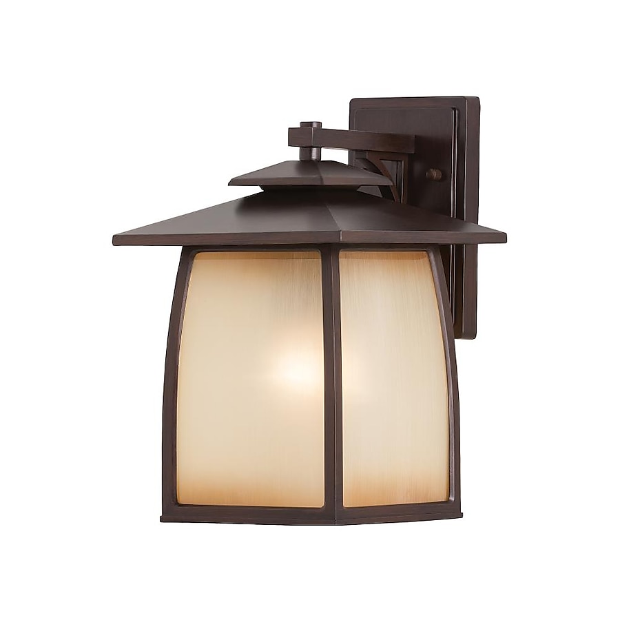 Sea Gull Lighting Wright House 9-in W Oil Rubbed Bronze Outdoor Flush Mount Light Sea Gull Lighting Wright House 9-in W Oil Rubbed Bronze Outdoor Flush Mount Light