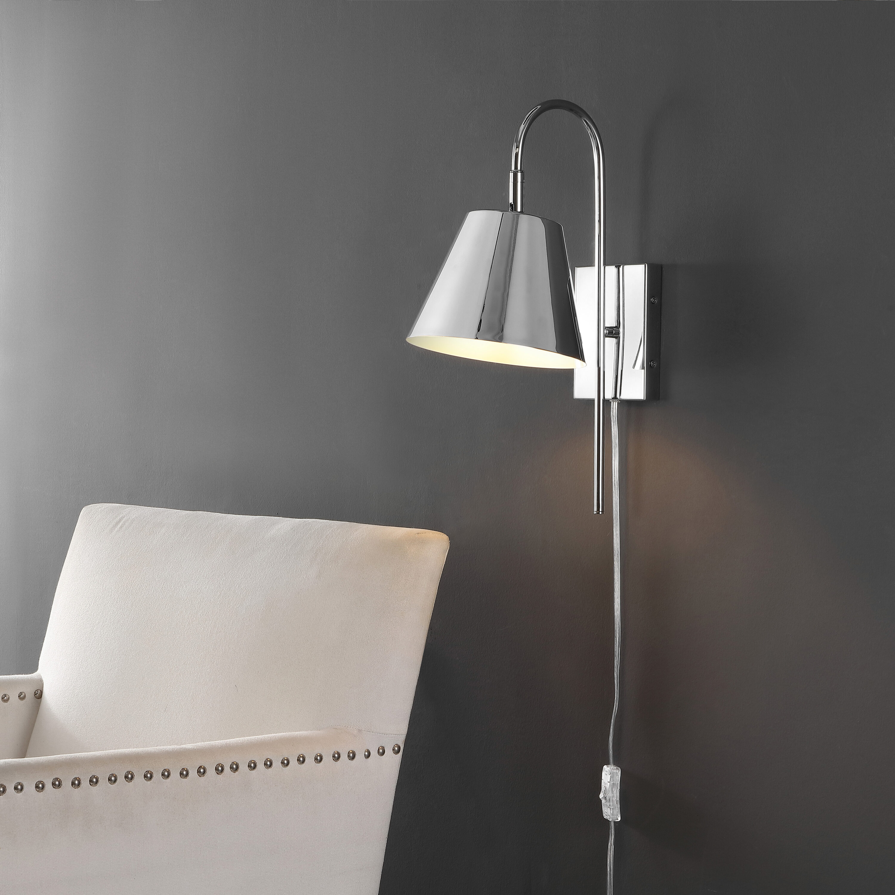 Safavieh SCN4145C 7.6-in W x 18-in H Metal Sconce Abstract Wall accent