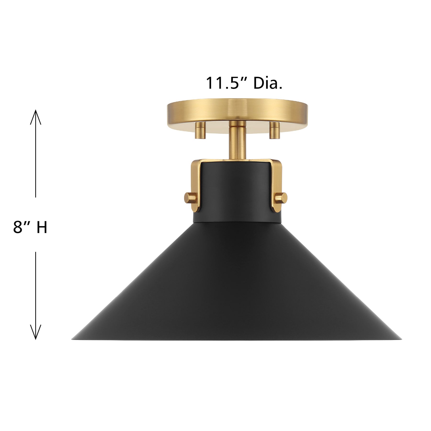 Meridian Lite Trends M60078MBKNB flushmounts - View #6