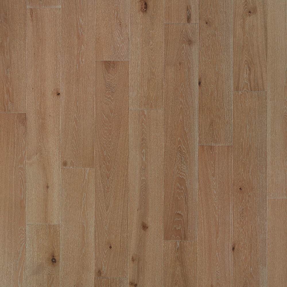 Pergo LWO48-10 WoodCraft +WetProtect Glen Laurel Oak Oak 7-1/2-in W x 3/8-in T Wirebrushed Waterproof and Water Resistant Engineered Hardwood Flooring ( 24.54-sq ft / Carton )