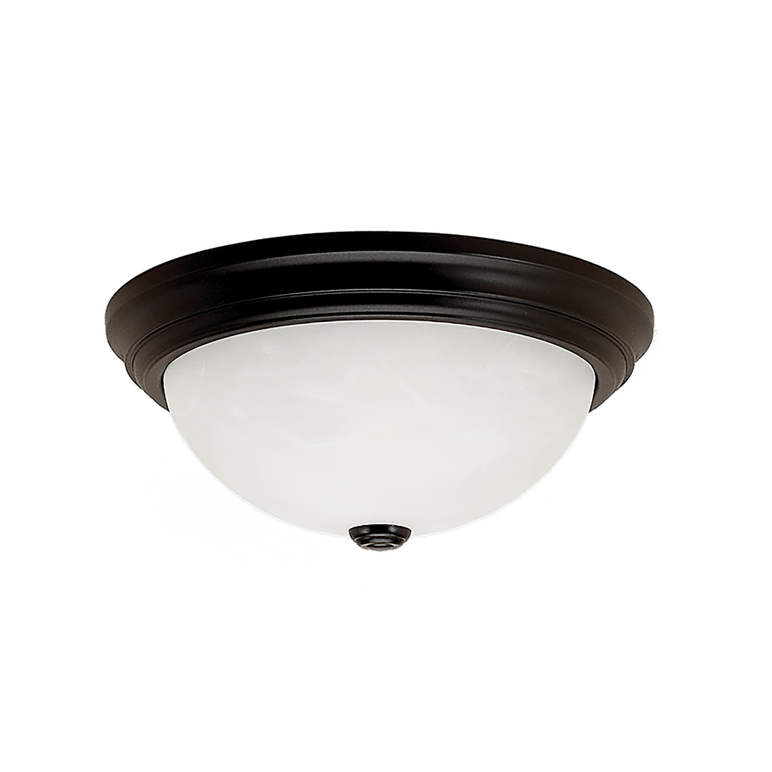 Millennium Lighting 565-FTB Flush Mount 3-Light Fine Tex Black Flush Mount Light