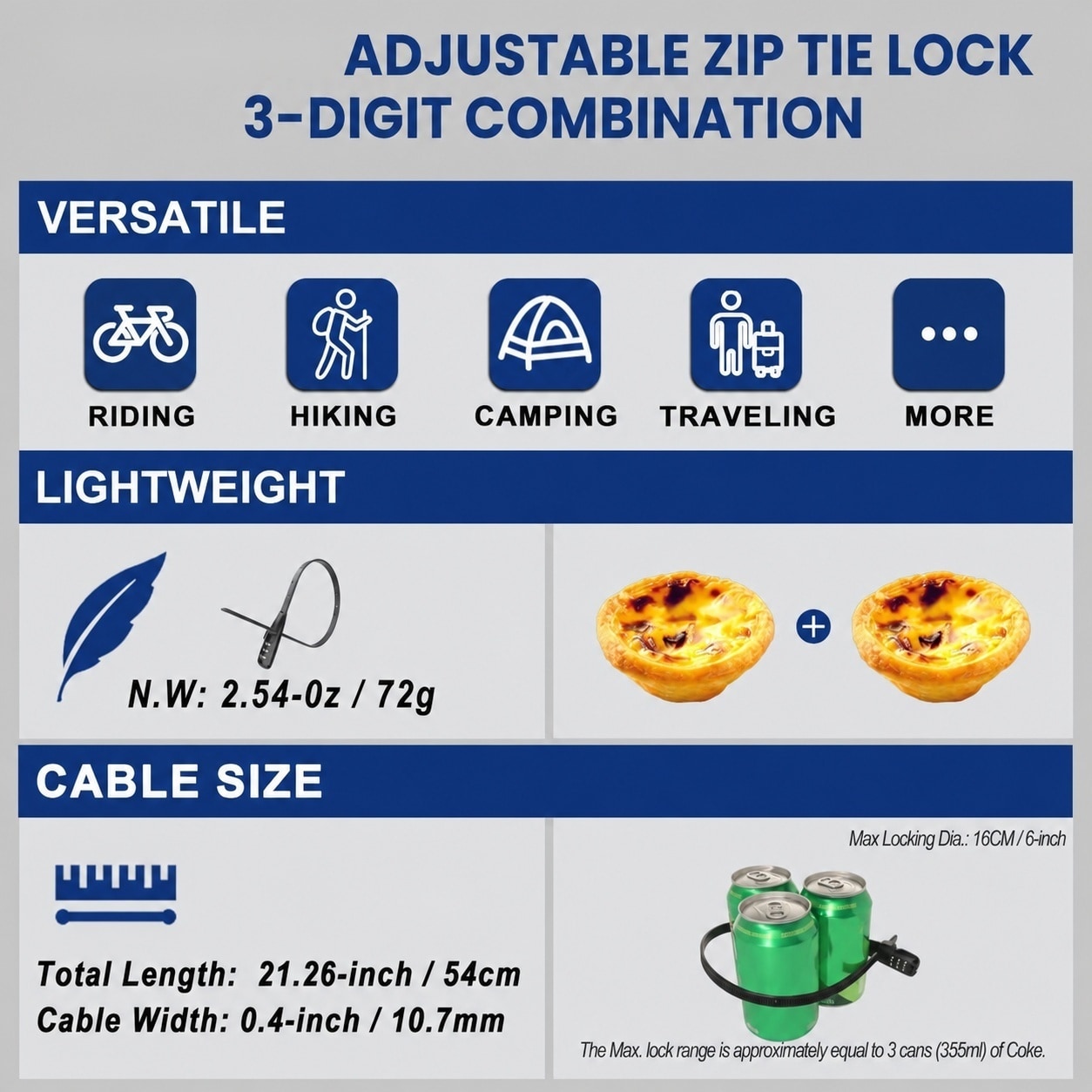 KHKFY LKH0707X013 Cable-Locks - View #3
