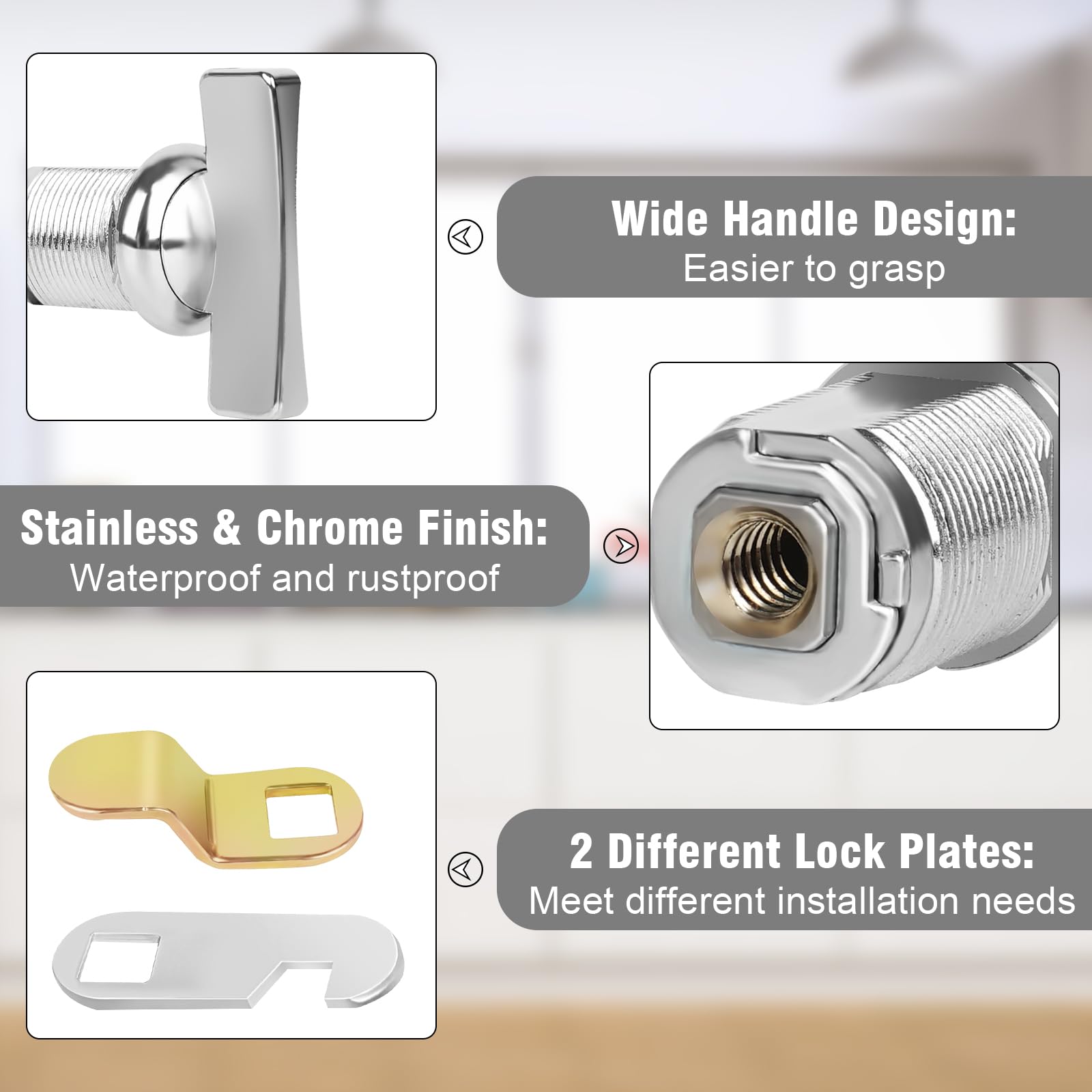KIWDZFU LKI0730B002 Cabinet-Latches - View #5