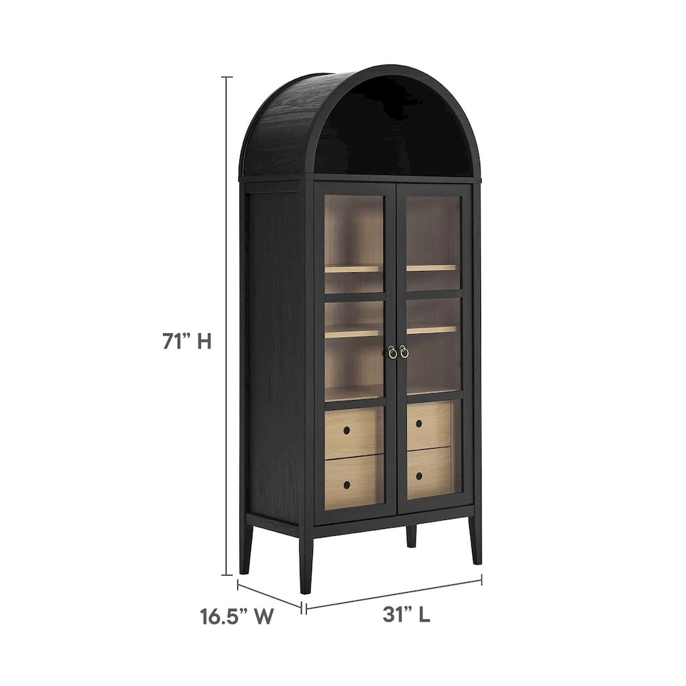 Modway EEI-6639-BLK-OAK beds - View #2