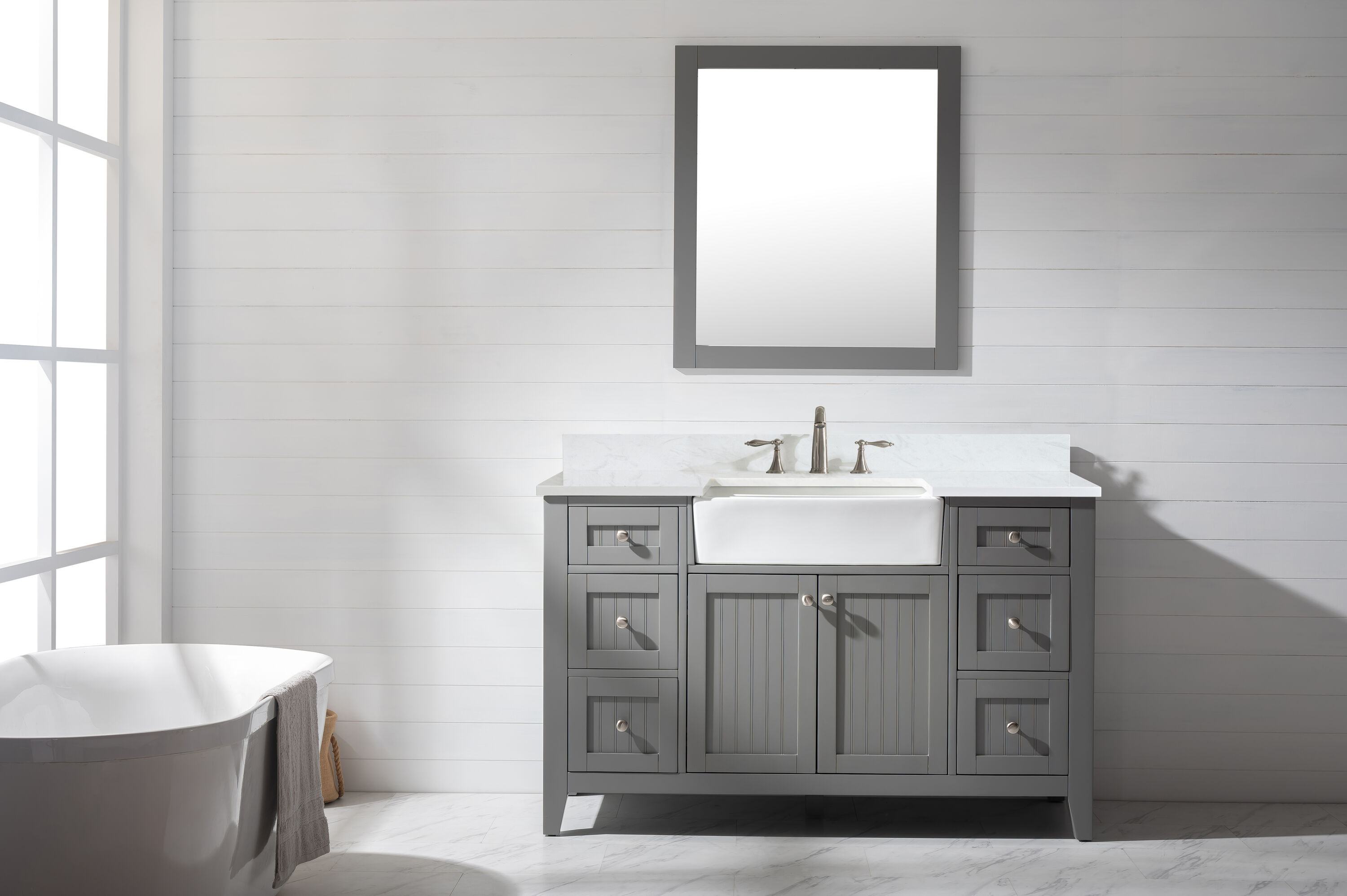 Design Element BK-54-GY Bath-Vanity-Combo - View #2