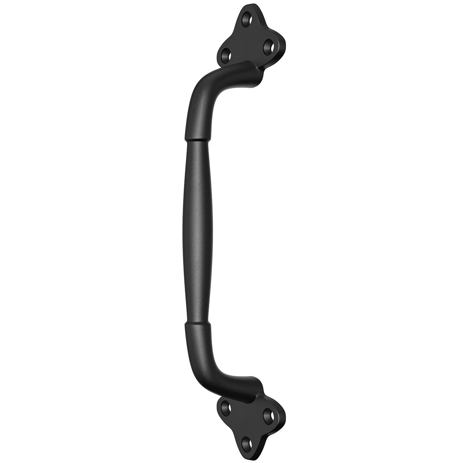 WINSOON GCM6016 Matte Matte Black Indoor Single Double Barn door handle