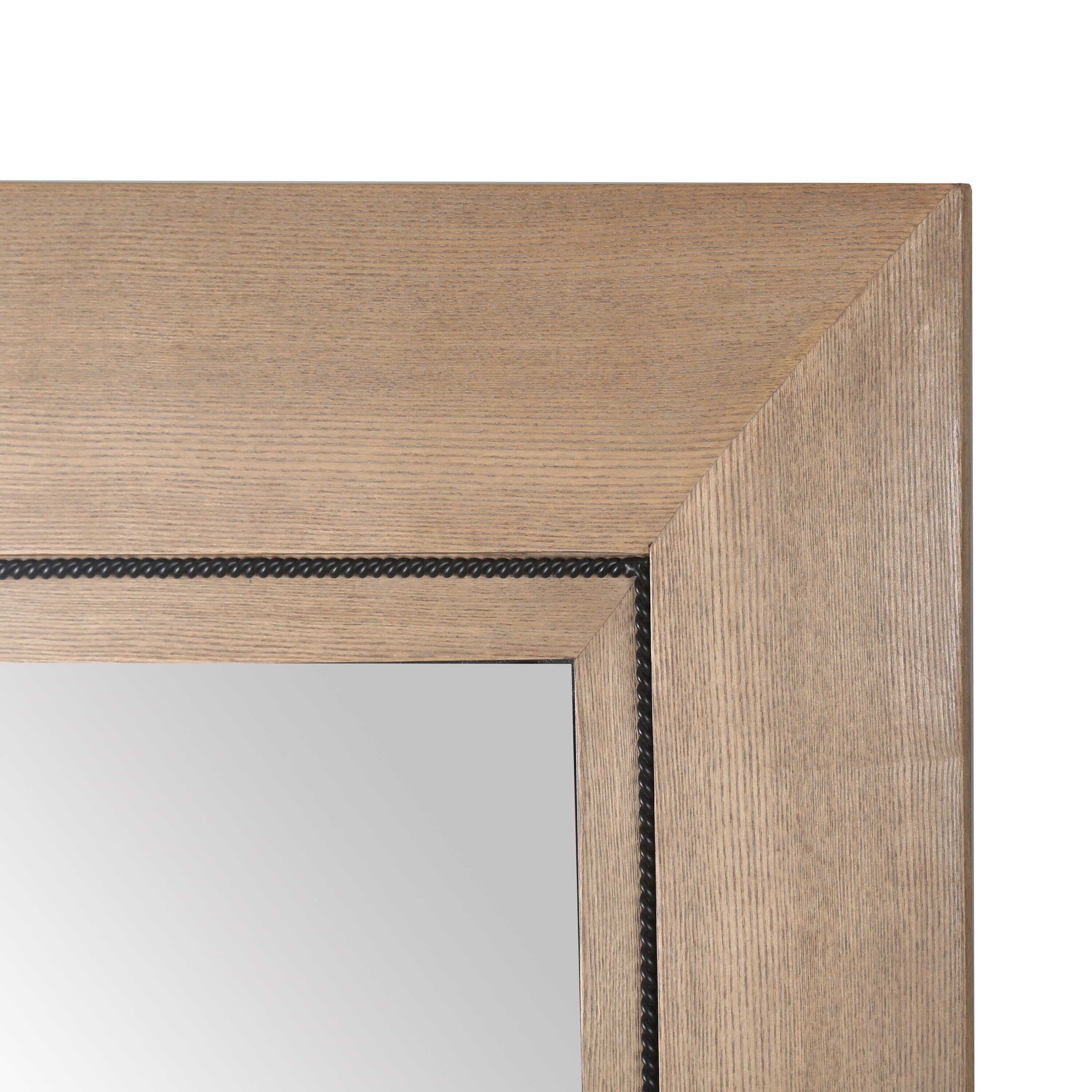 Photo inspiration: Rectangle Mirror Decor Plans Reference: Safavieh Tenric Large Rectangle Wood Mirror Natural In The Mirrors