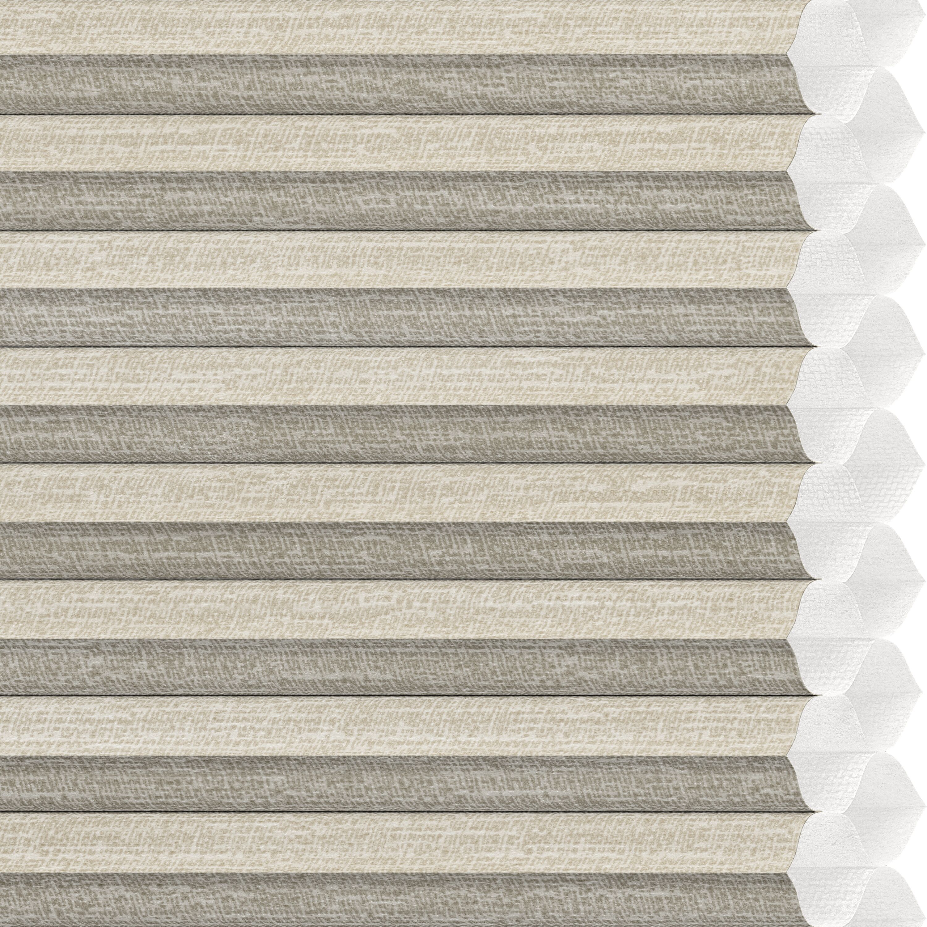 LEVOLOR 511562 Crosshatch Silver Fox Light filtering Polyester 1/2-in Double Cellular shade swatch
