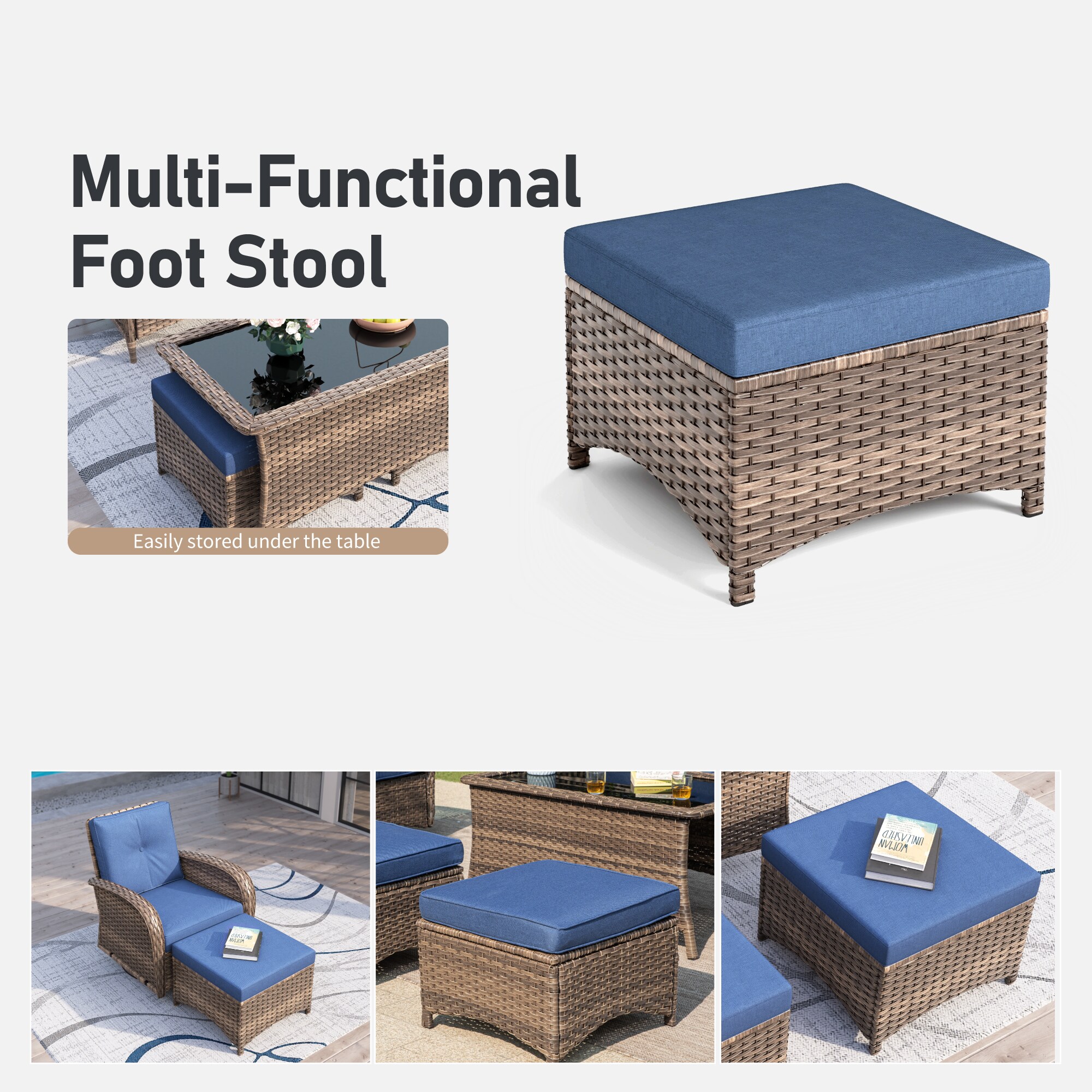 Sunshine Valley CR005-02-7-RD Patio-Conversation-Sets - View #9