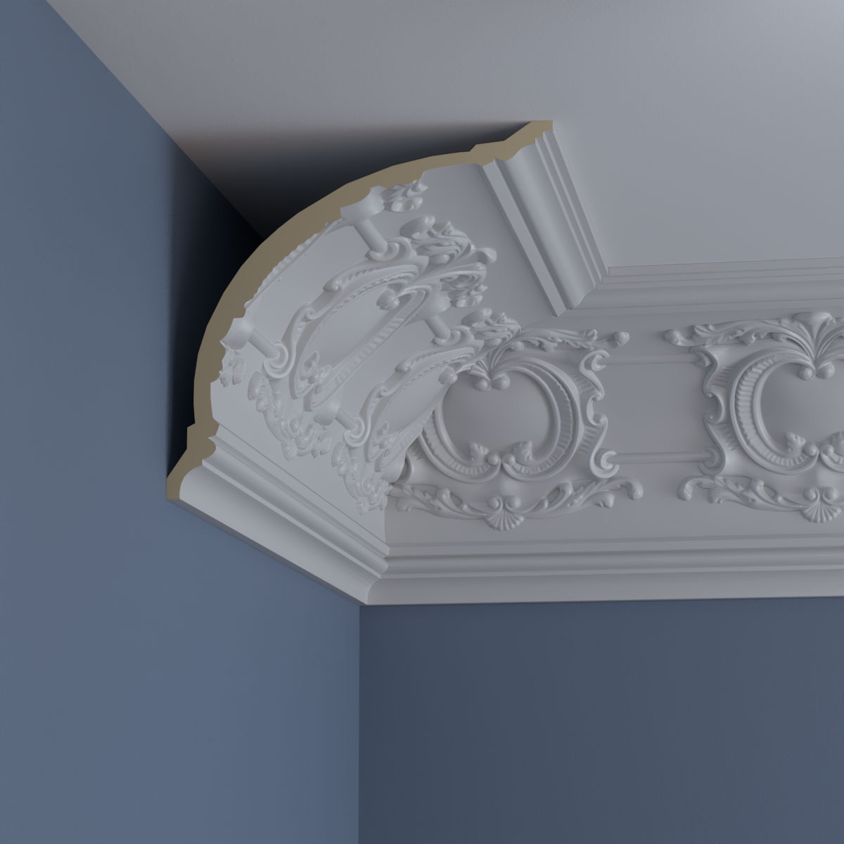 Ekena Millwork MLD12X12X17EM-CASE-8 Crown-Moulding - View #9