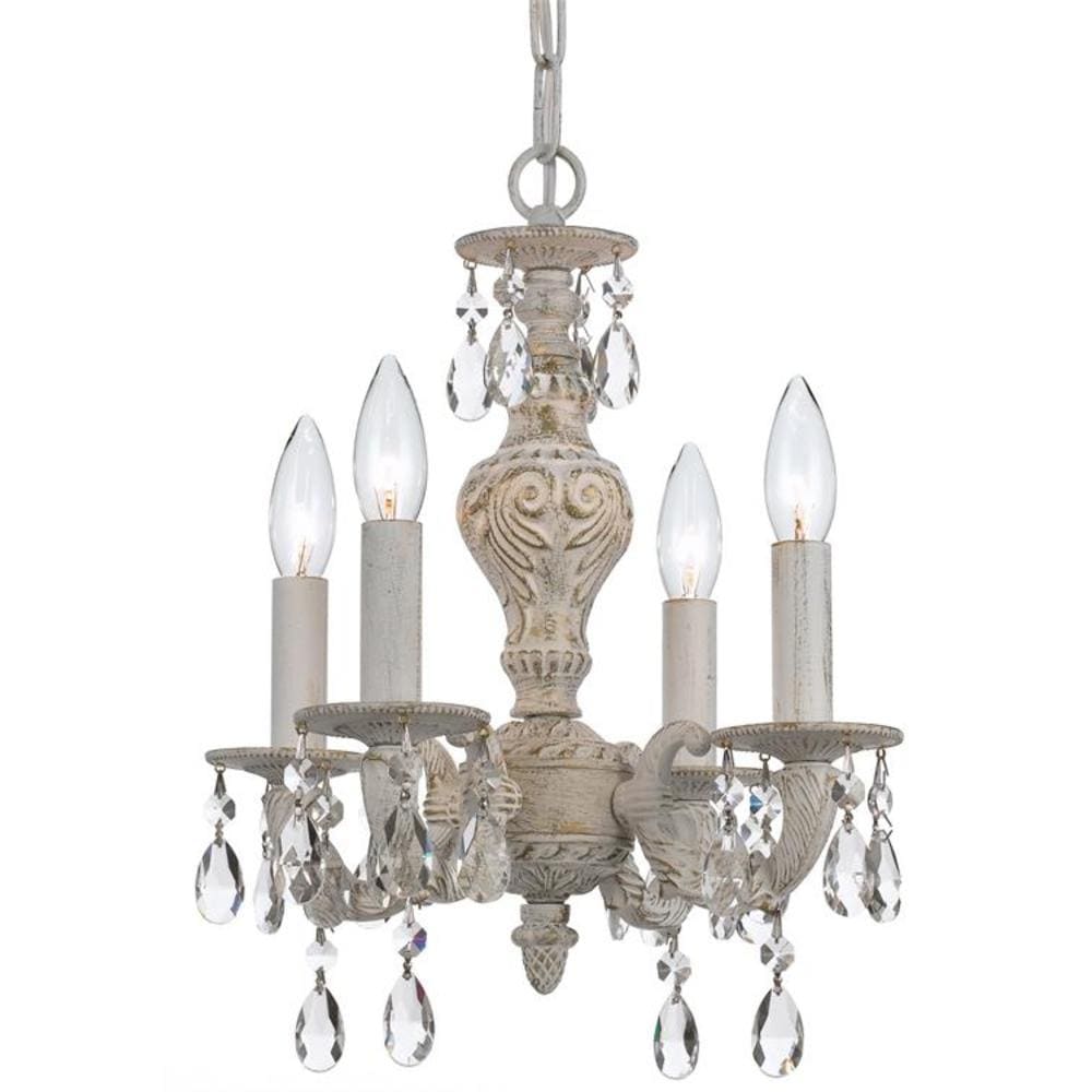 crystorama white chandelier