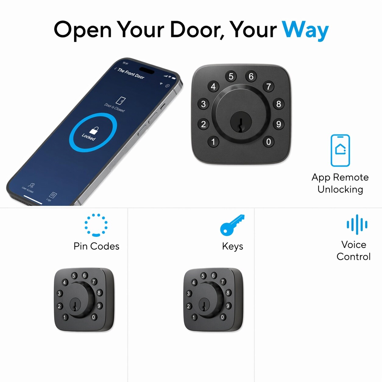 Aoibox LABC4THD Door-Deadbolts - View #2