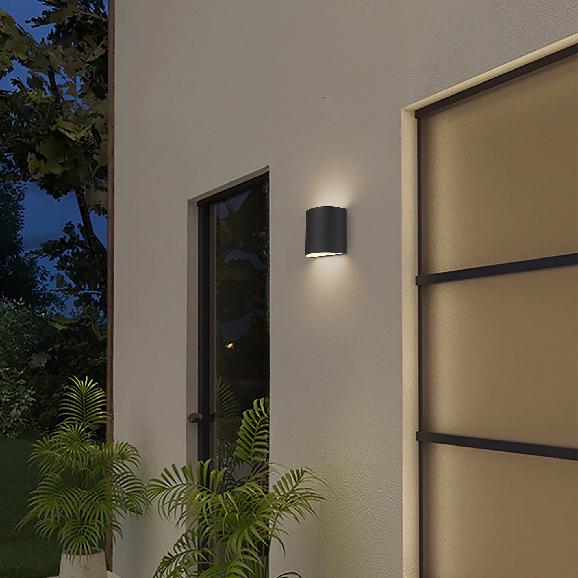 Alteck AW0028-3CCT-W-BK Outdoor-Wall-Lighting - View #5