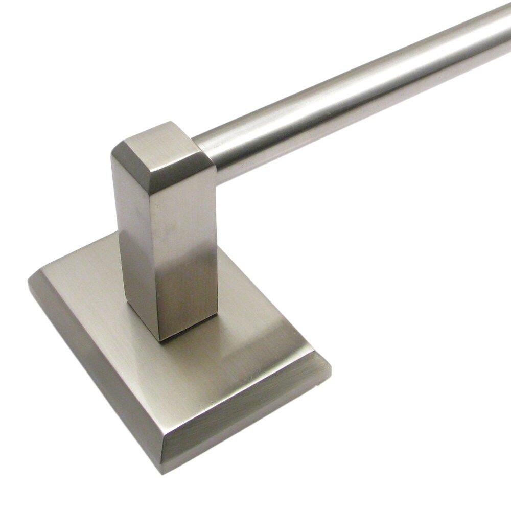 Rusticware 8718SN Utica 18-in Satin nickel Wall mount Single Towel Bar