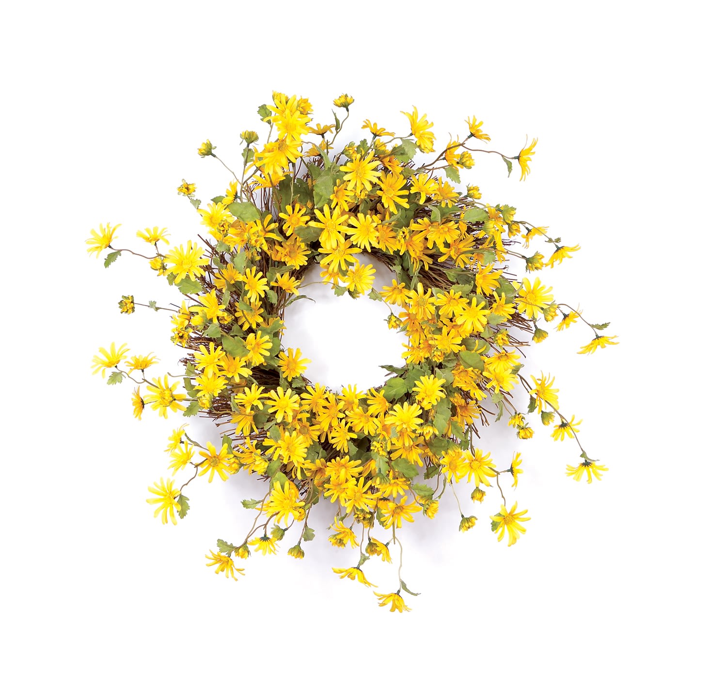 Melrose International 38401DS Daisy Wreath 23D Polyester