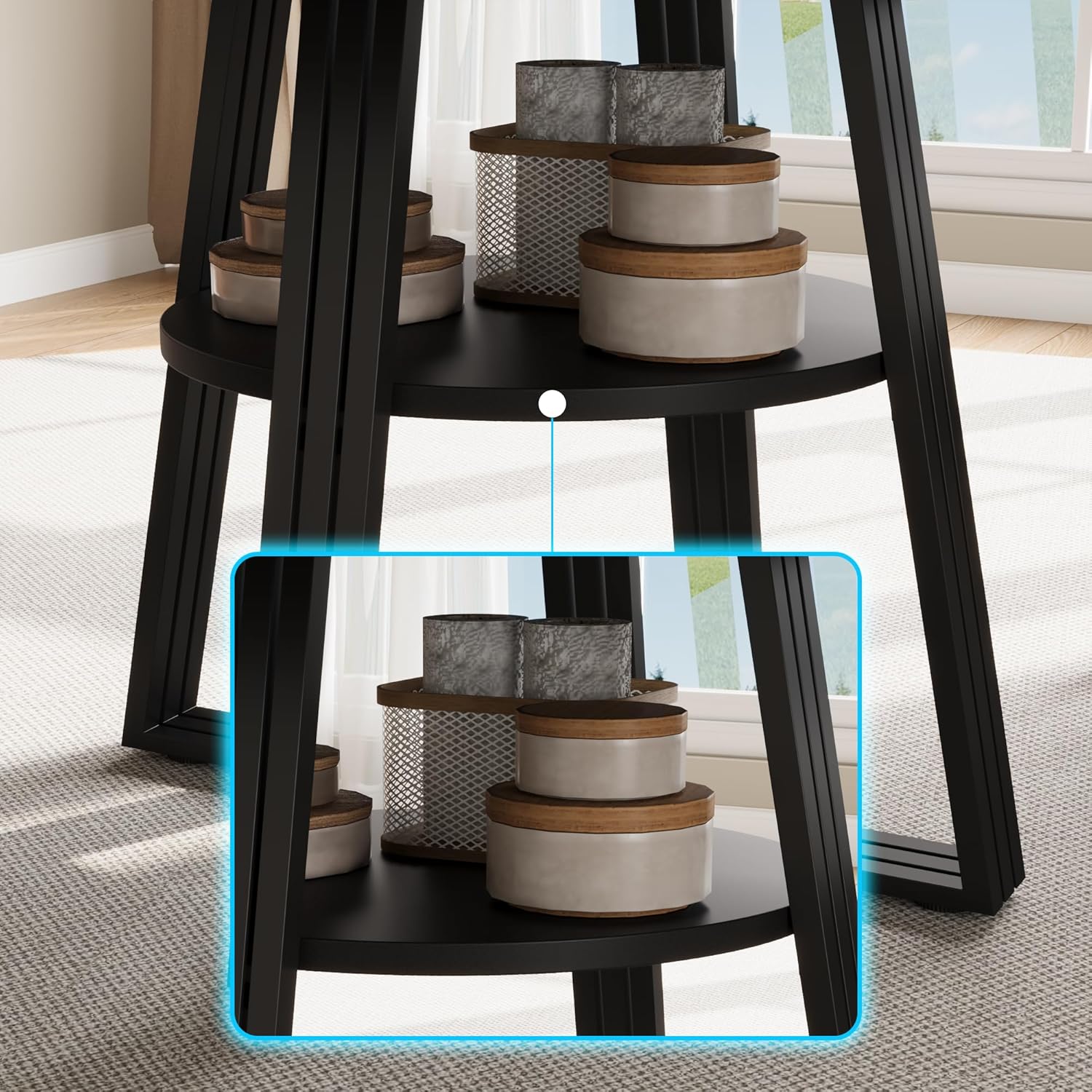 Qeetex DHZ-PHK-349WLWEG Dining-Tables - View #3