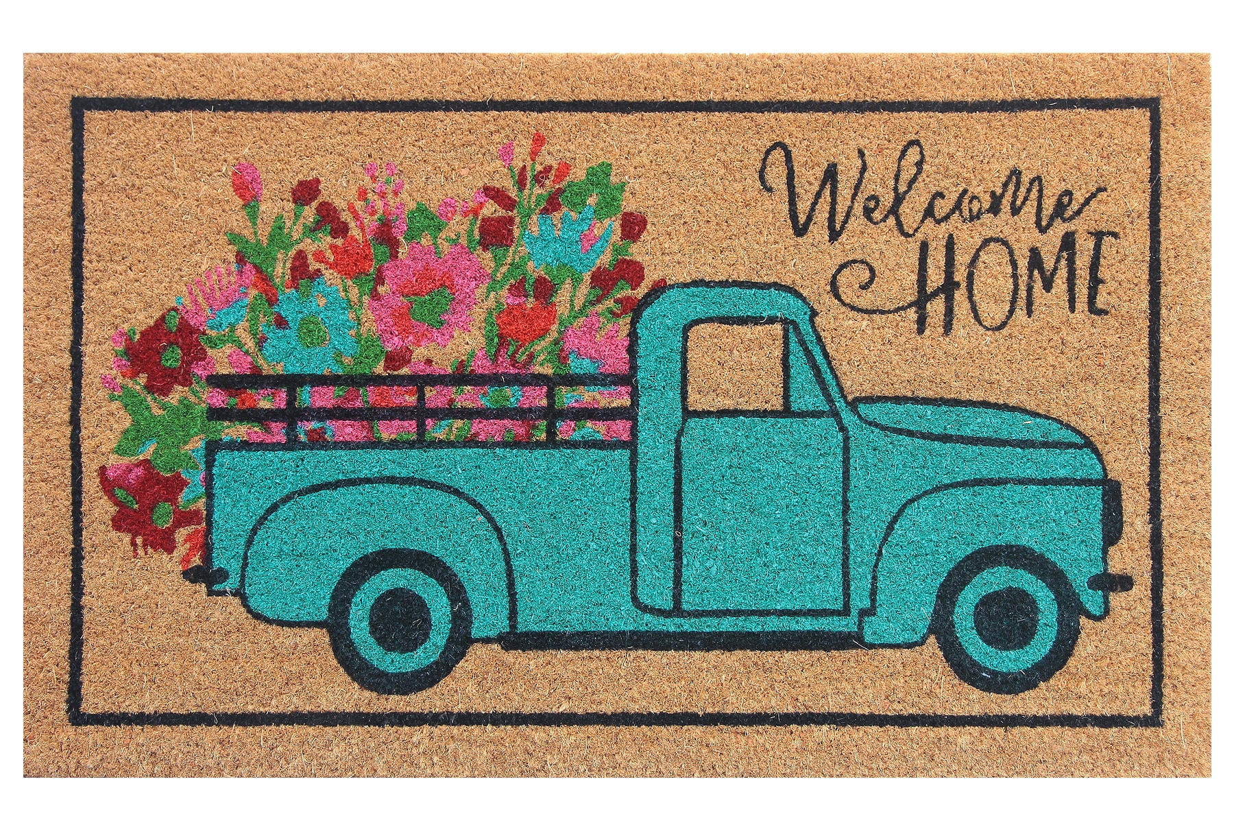  Stupell Industries Vintage Flower Co. Daisy Blooms Filled  Pickup Truck, Design by Lettered and Lined, Black Framed, 24 x 30 : Toys &  Games