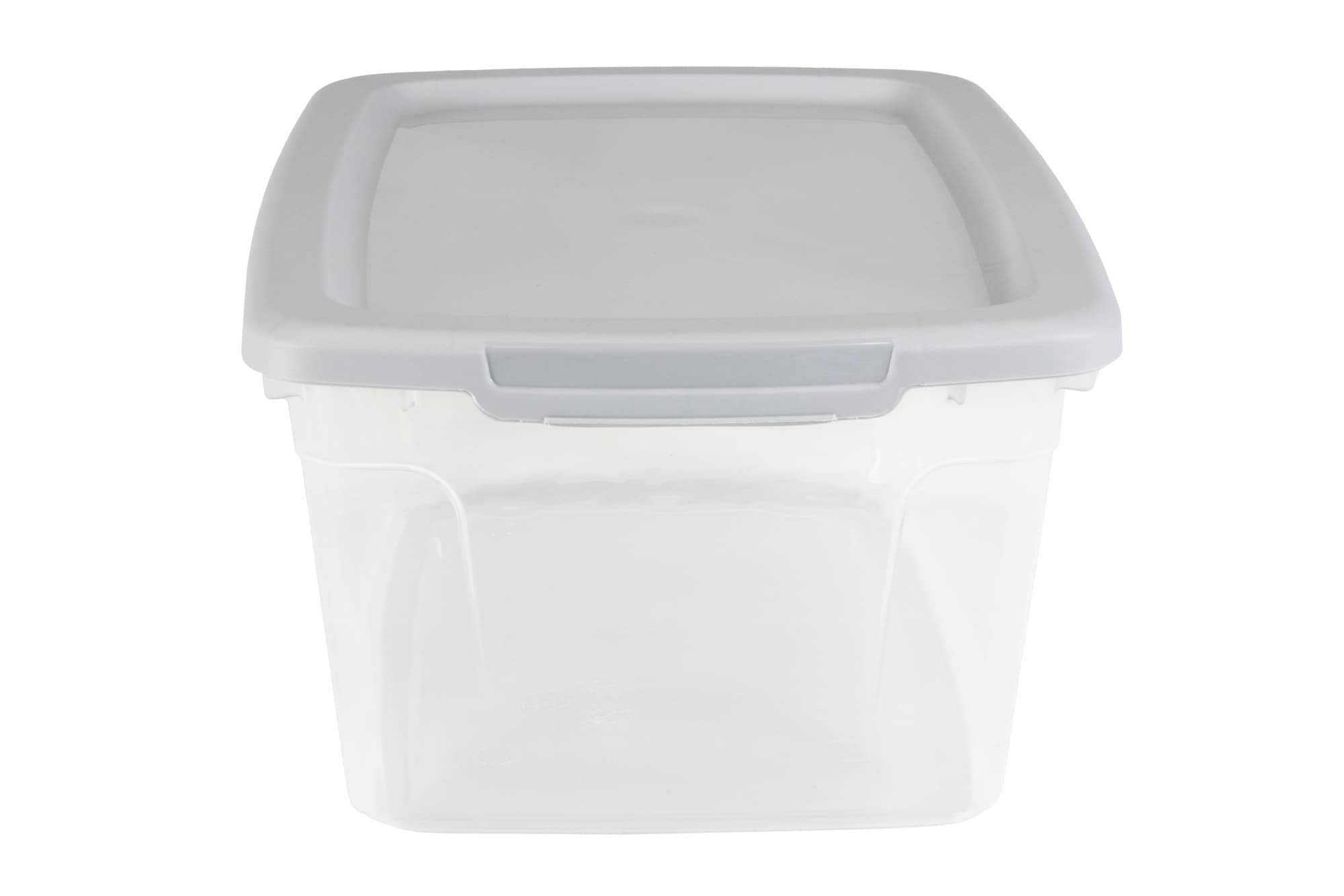 Project Source 1.5-Gallon (6-Quart) Clear Tote with Standard Snap Lid