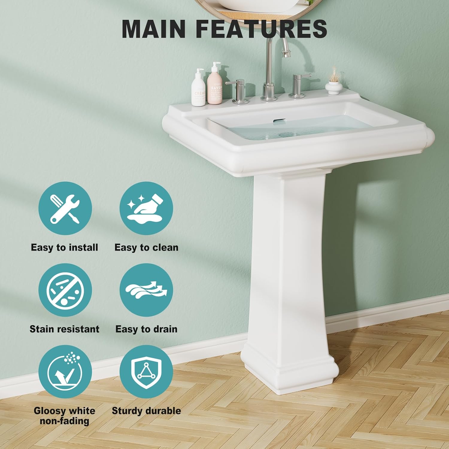 Qeetex CC277-PHK3356X8WA Bath-Sink - View #7