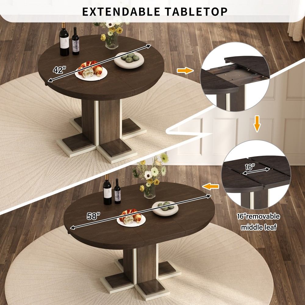 Coolbibila JOVIE-TABLE-ESPRESSO Dining-Tables - View #6
