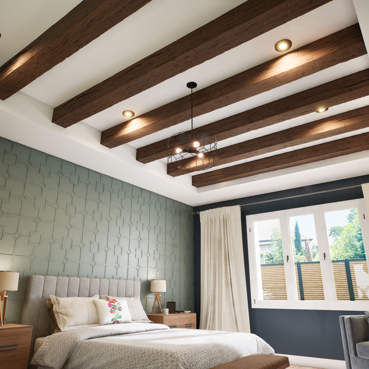 Ekena Millwork BMHH2C0040X120X168ZD Faux-Beams - View #8