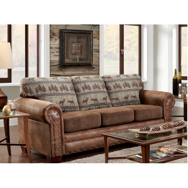 American Furniture Classics Deer Teal, Teal Leather Reclining Loveseat