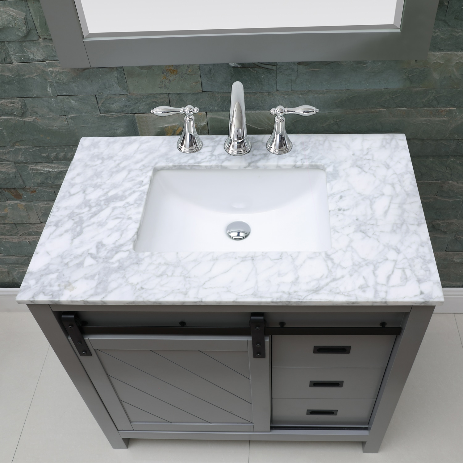 Altair 536036-GR-CA Bath-Vanity-Combo - View #2