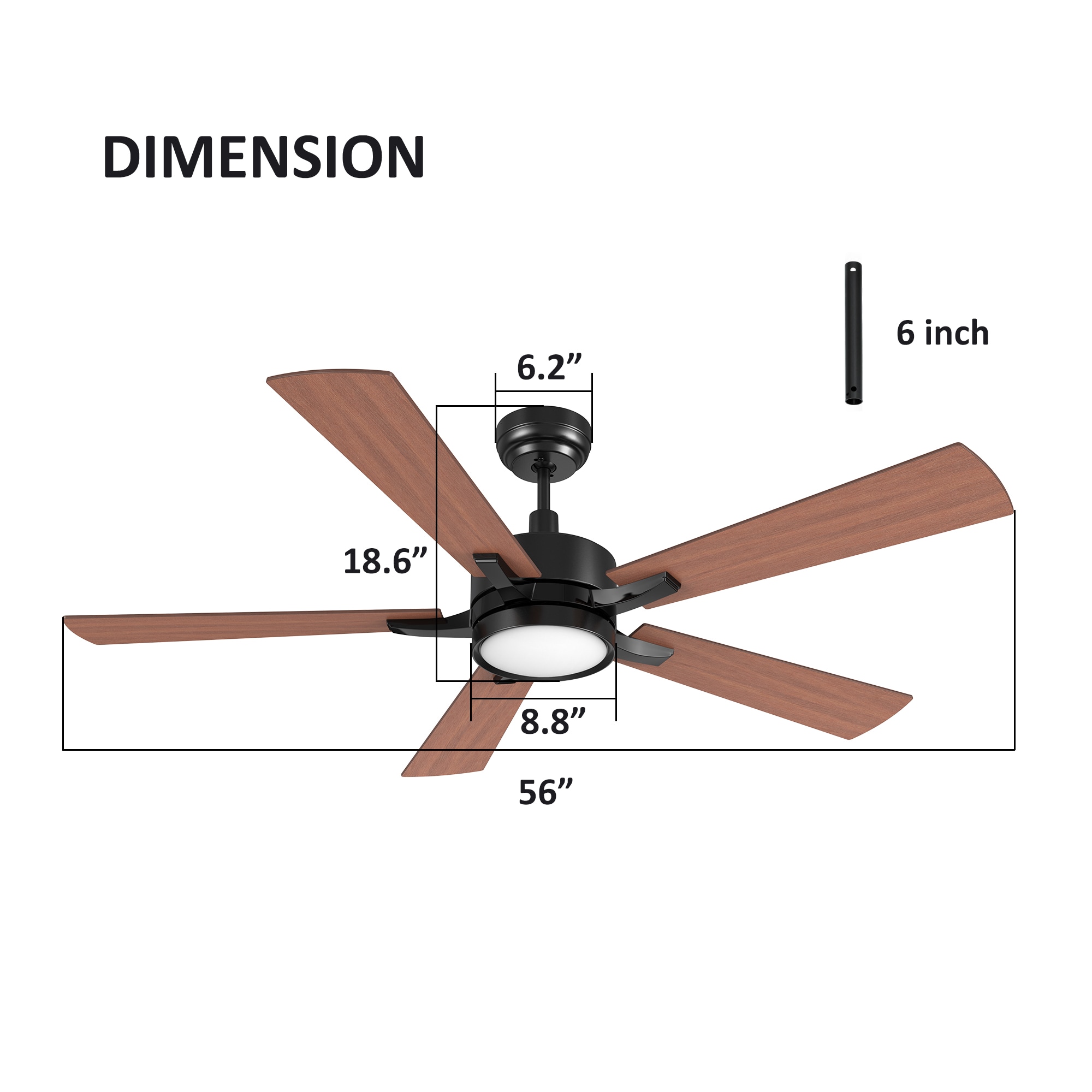 CARRO USA LS565E-L12-B3-1 Ceiling-Fans - View #9