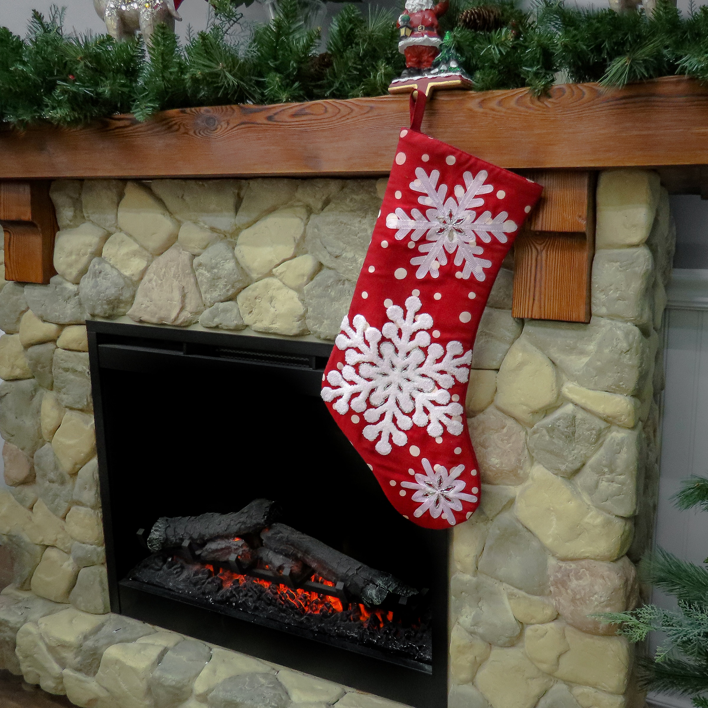 National Tree Company HGT93-CSG10680A Tree-Stockings - View #2
