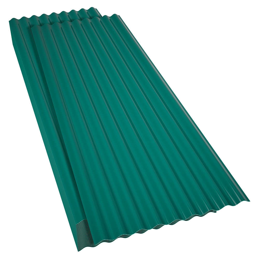 Thanaddo 25 PCS Roof Sheet Set Weatherproof Panels DIY Flexible Roofing for Shed Garage Patio Green