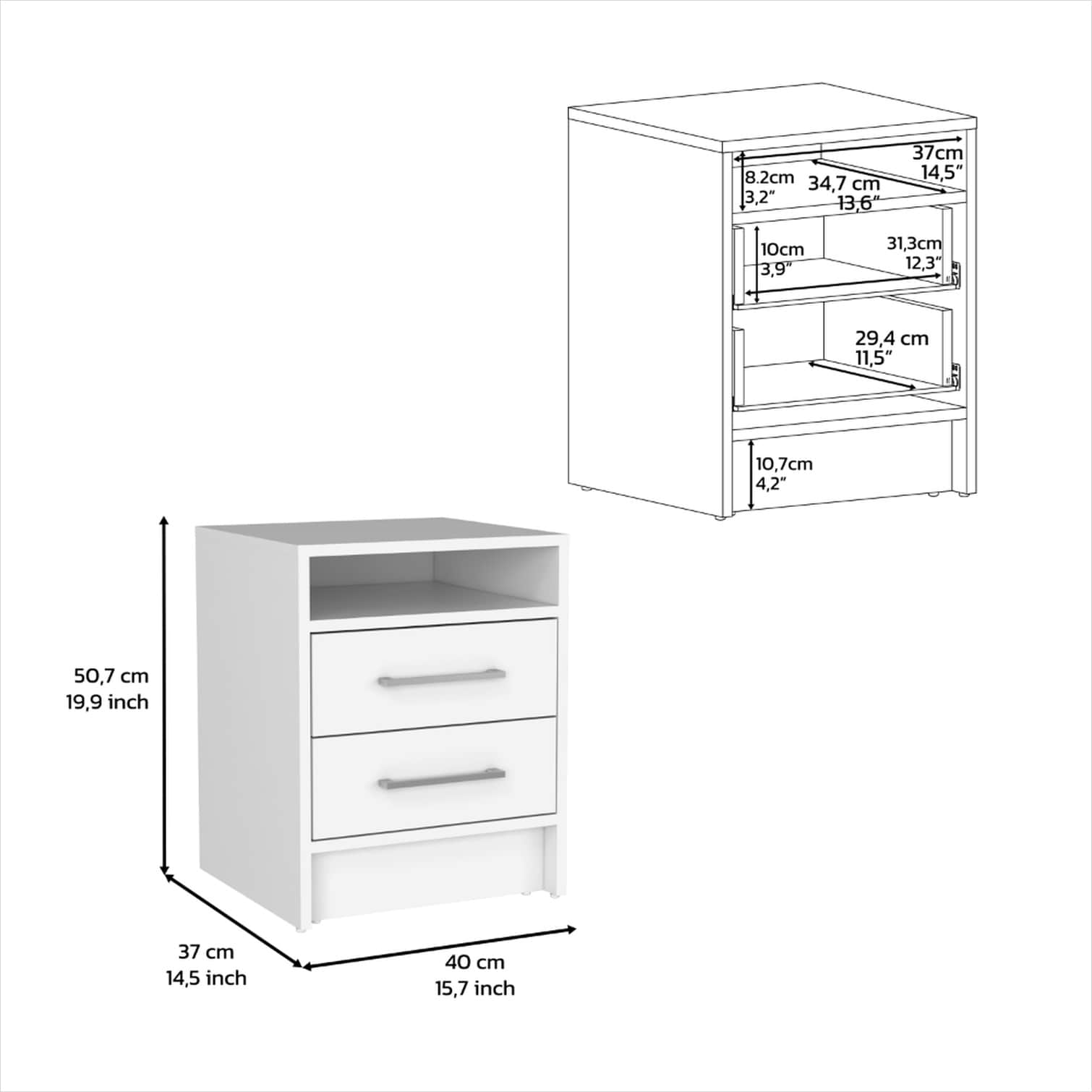 SUNCREAT WHTVVABO1URM nightstands - View #5