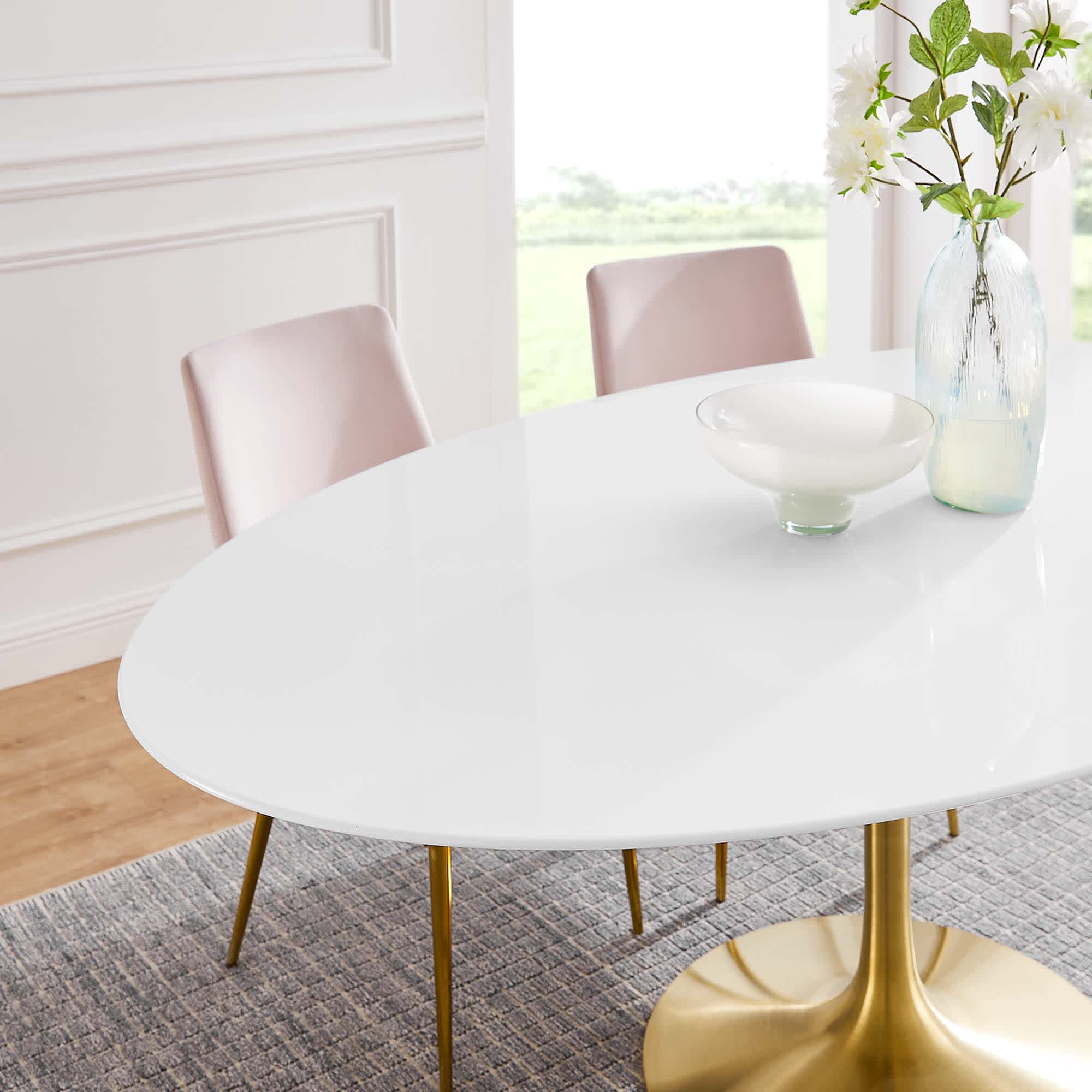 Modway EEI-3255-GLD-WHI Dining-Tables - View #6