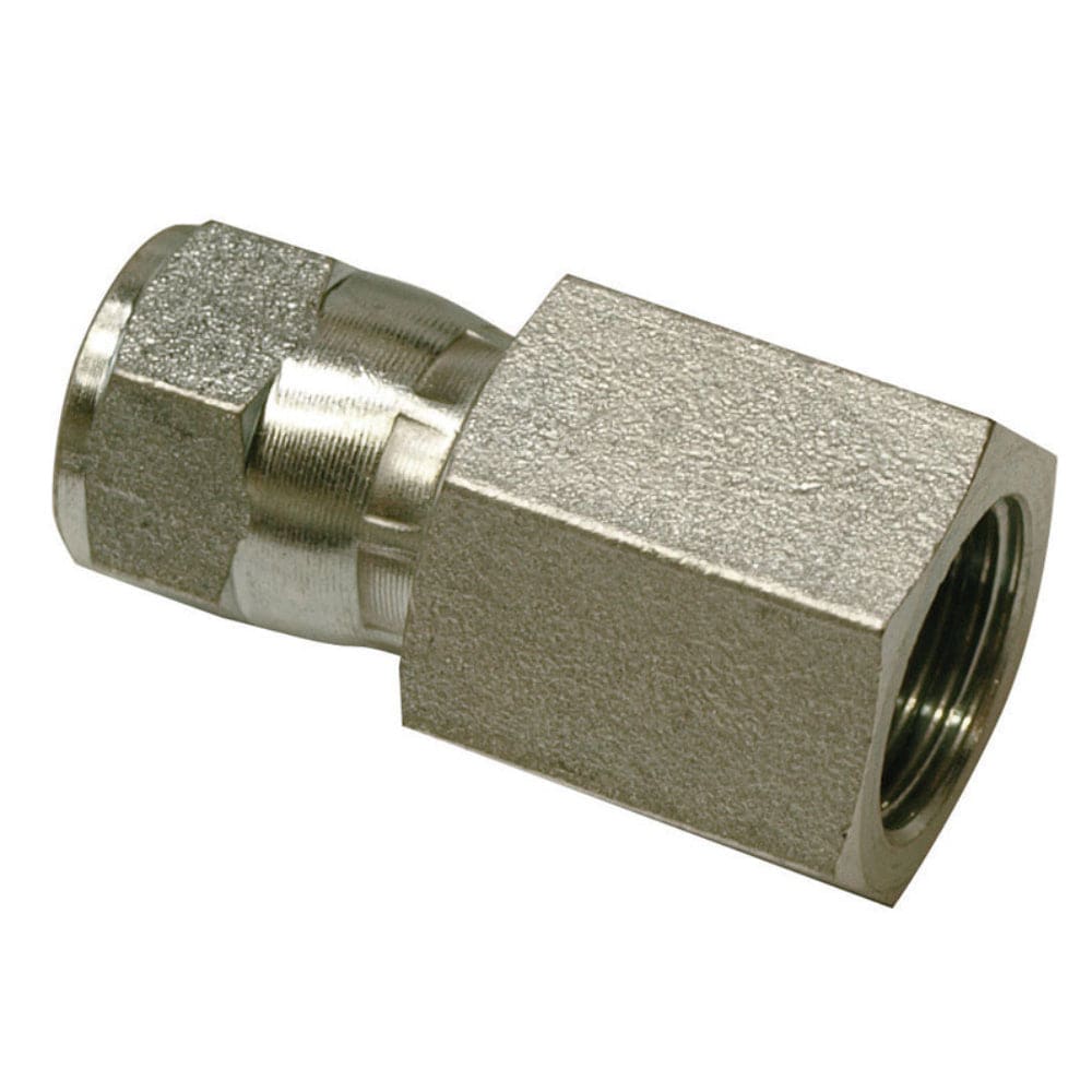 Hydraulik – Winkel – Gewindemuffe beidseitig NPT-Innengewinde - versc, 1,00