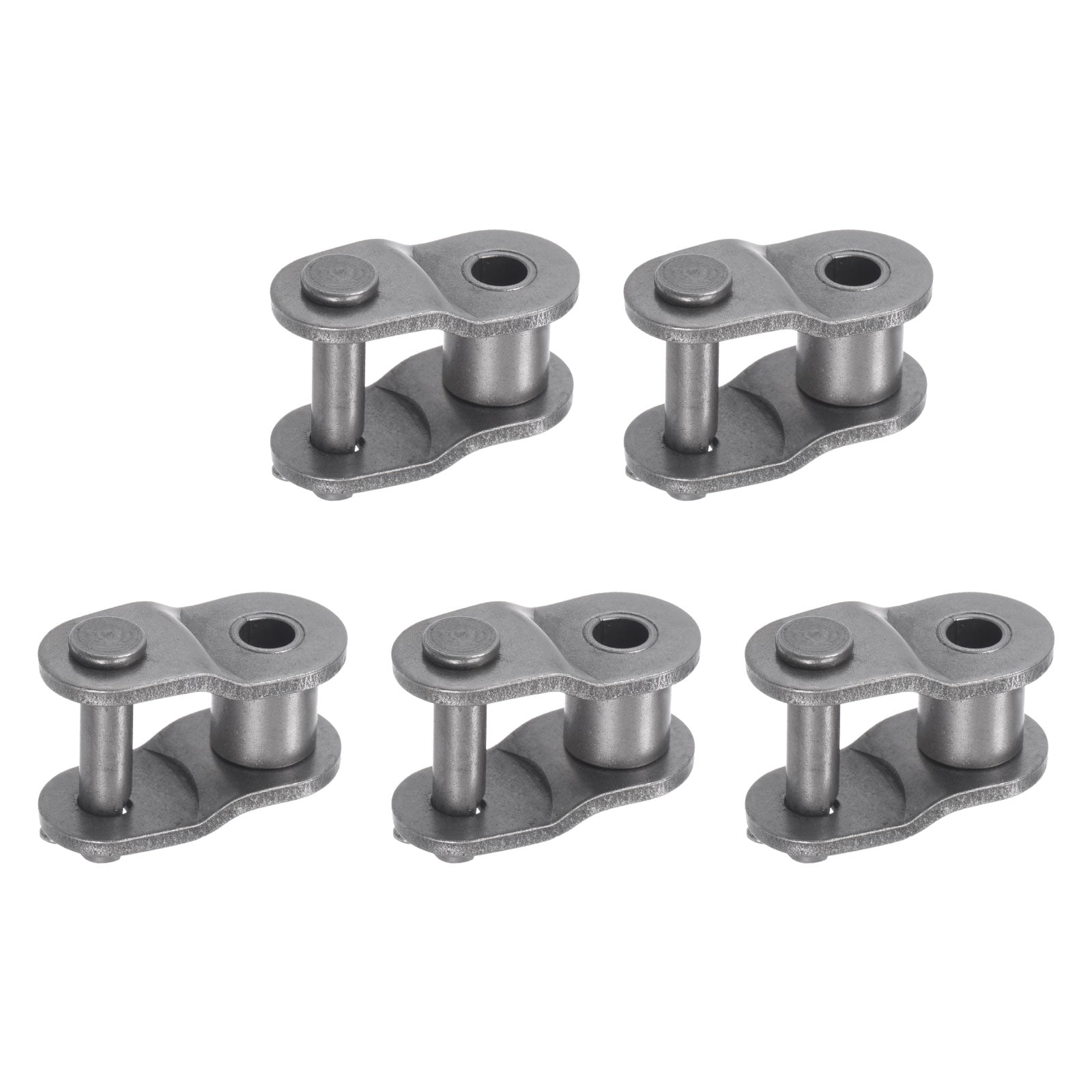 Unique Bargains 5pcs Chain Offset Half Link Roller 1 Inch Pitch Carbon Steel Standard Chain End Connector Split Links for 16A Chain #S26042400UX5589