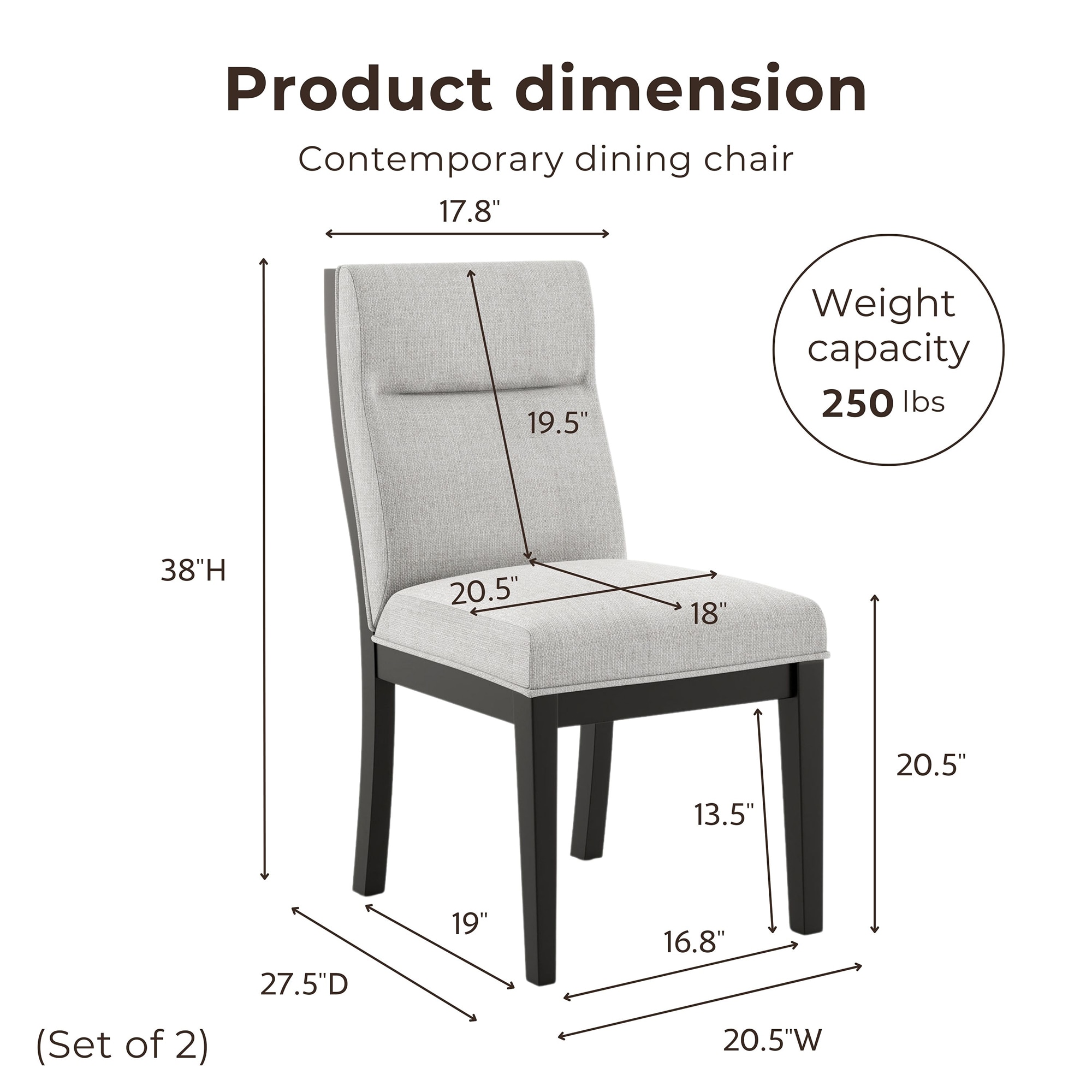 Furniture of America IDF-3393RT-5PC Dining-Sets - View #4
