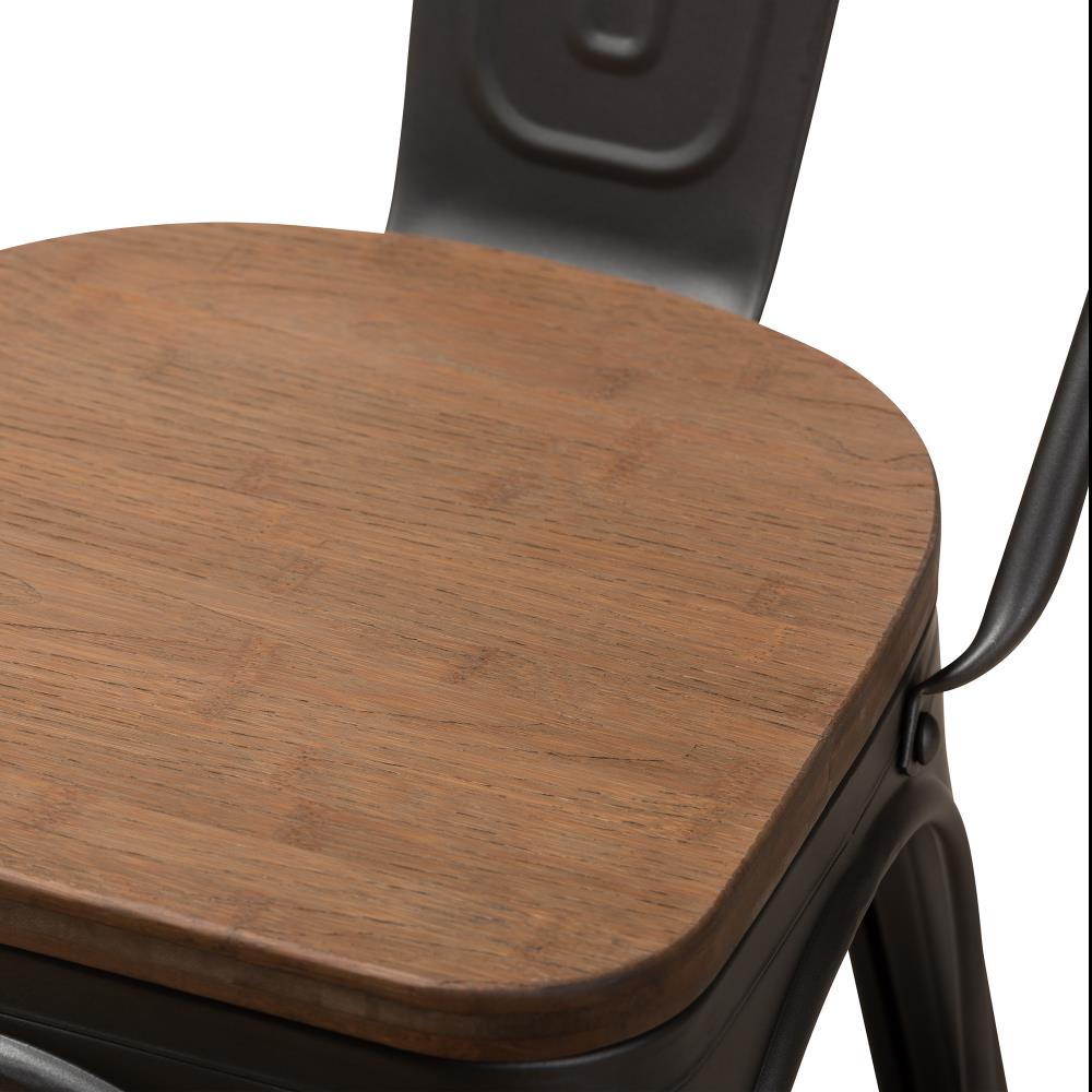 Baxton Studio 150-2PC-9128-LW Dining-Chairs - View #3