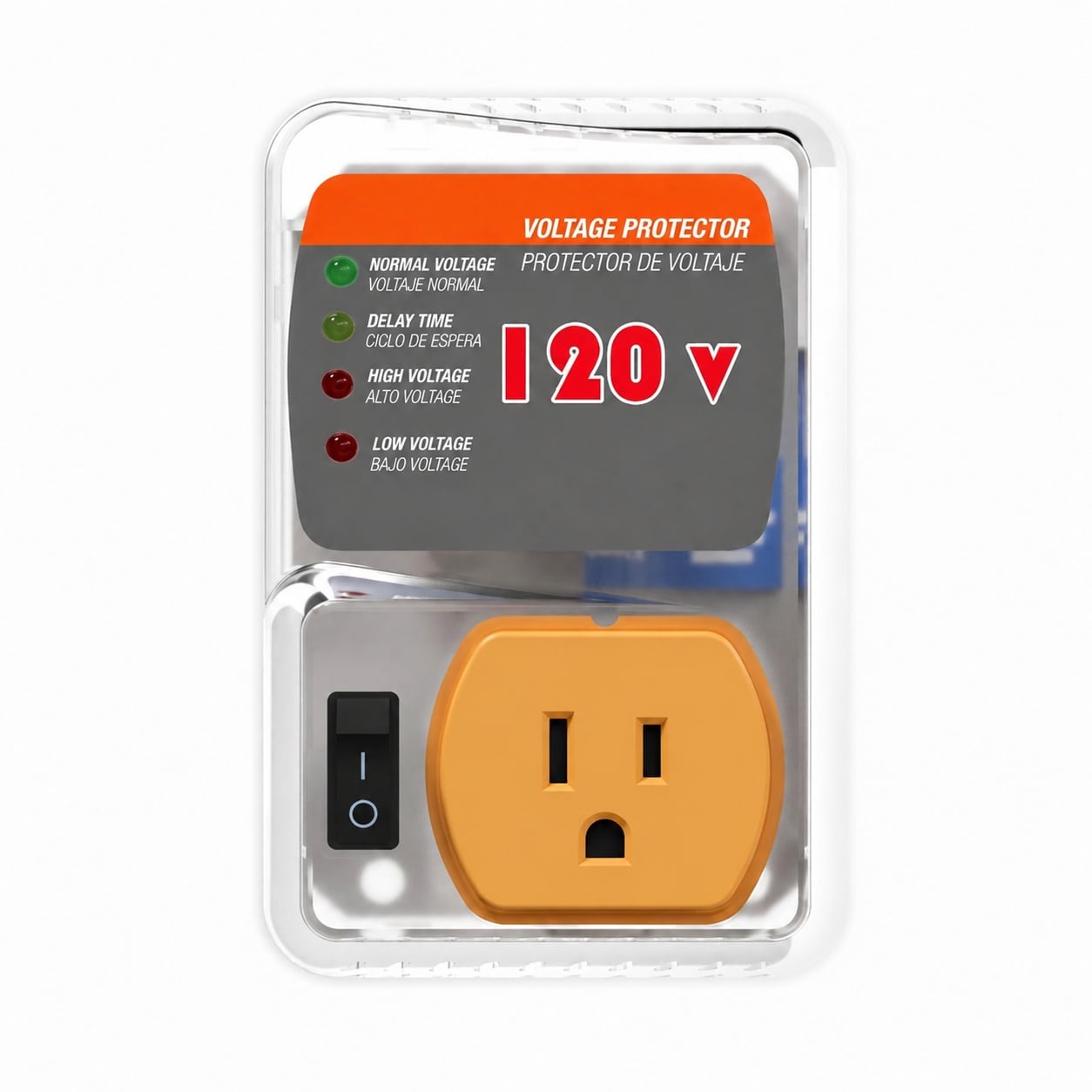 Oyezvary -  Surge Protector Refrigerator Adjustable Wall Socket Voltage Protector with Over Under...