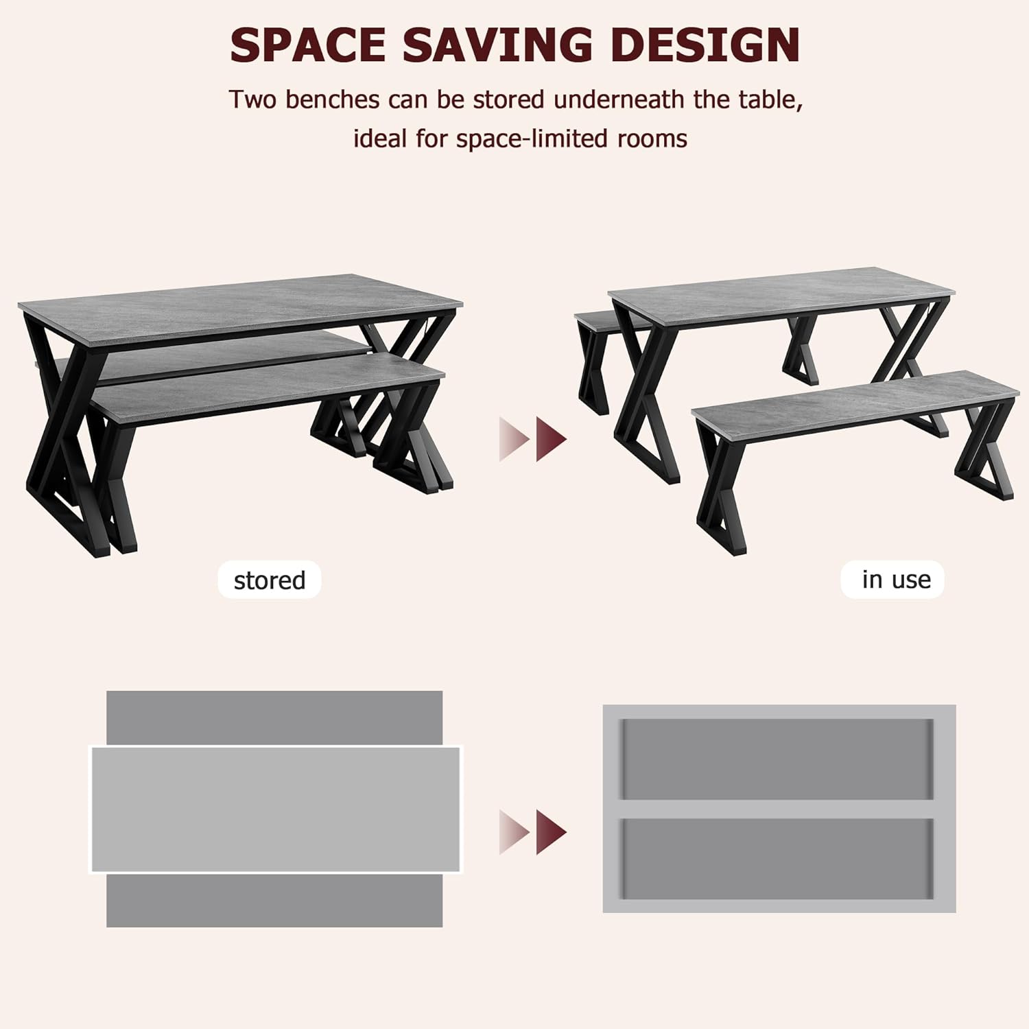 Qeetex DHZ-PHO-16DU3J57 Dining-Sets - View #4