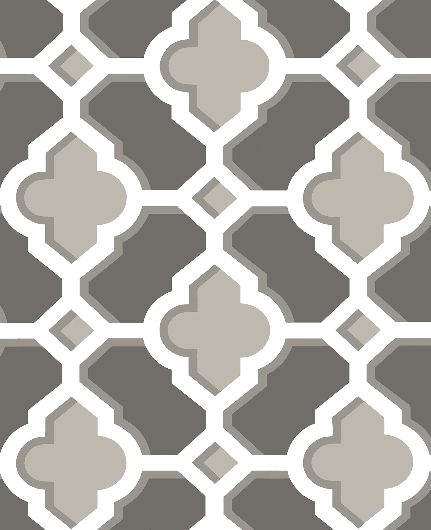 A-Street Prints 2744-24122 Solstice 56.4-Sq. Feet Grey Non-woven Geometric Unpasted Wallpaper