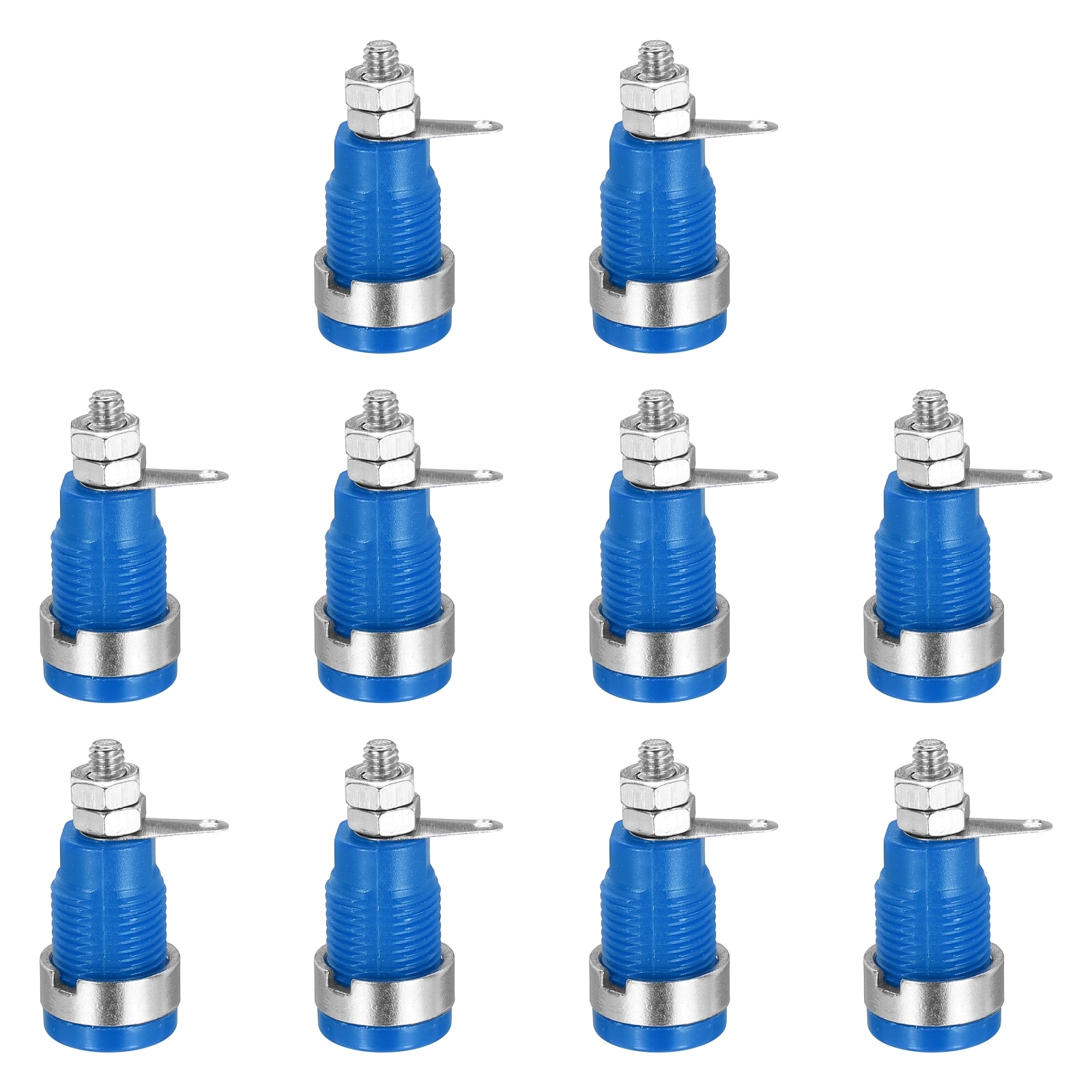 Unique Bargains 10pcs 4mm Banana Plugs Socket Connectors Female ...