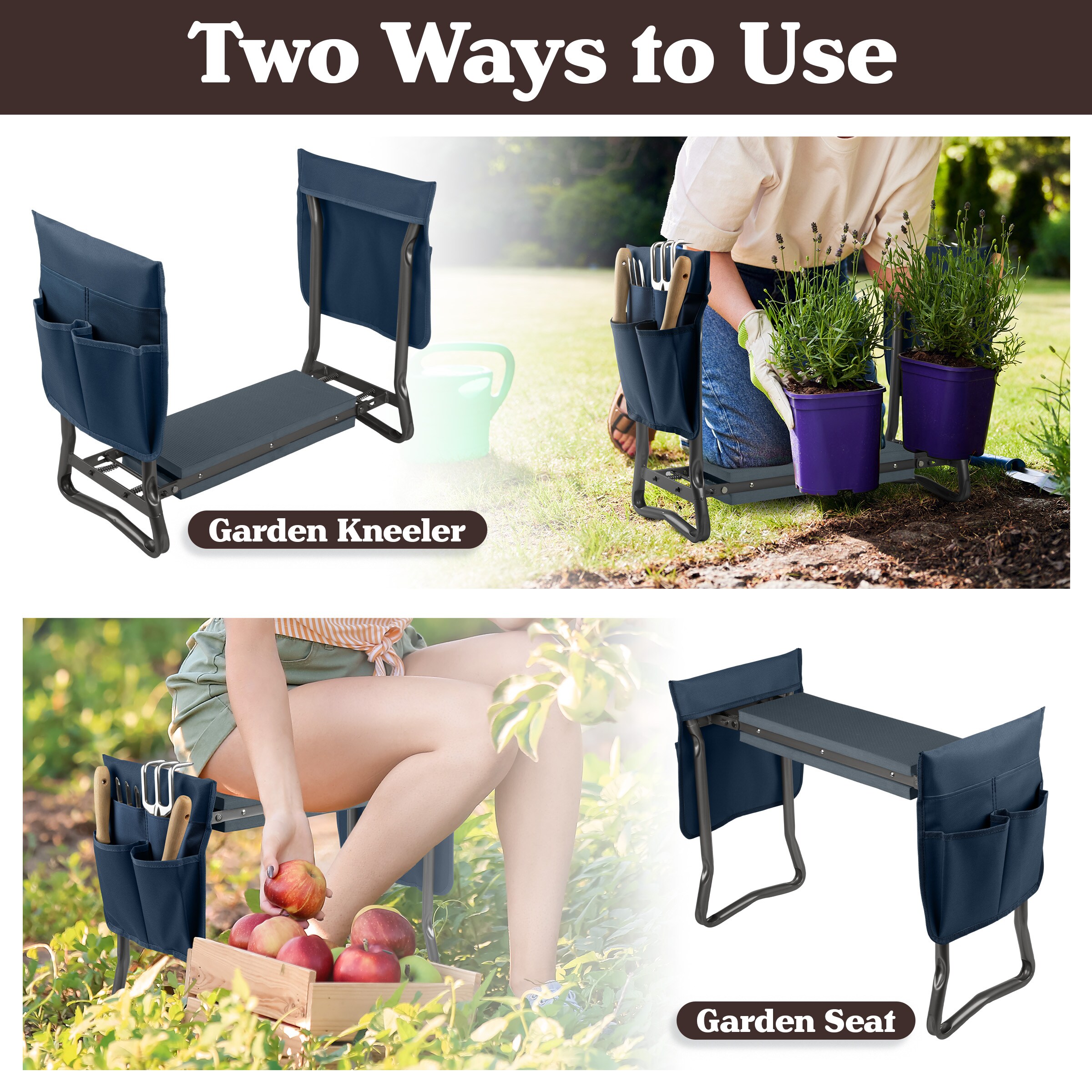 Pure Garden 50-LG1494 Kneeling-Pads - View #2