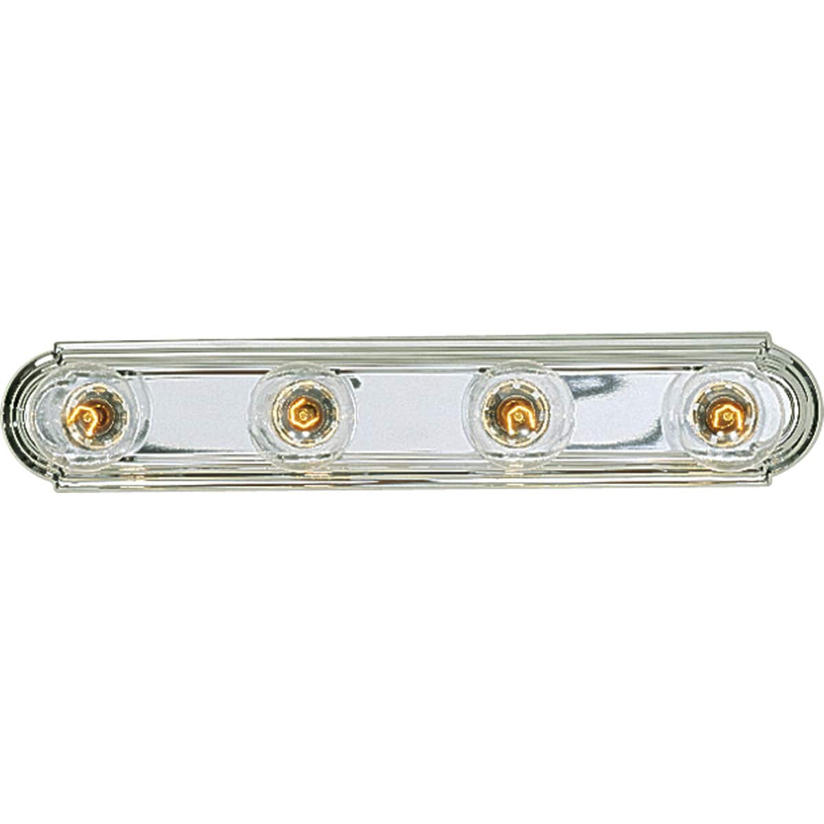 Progress Lighting P3025-15 Broadway 24-in 4 -Light Polished Chrome Transitional Vanity light