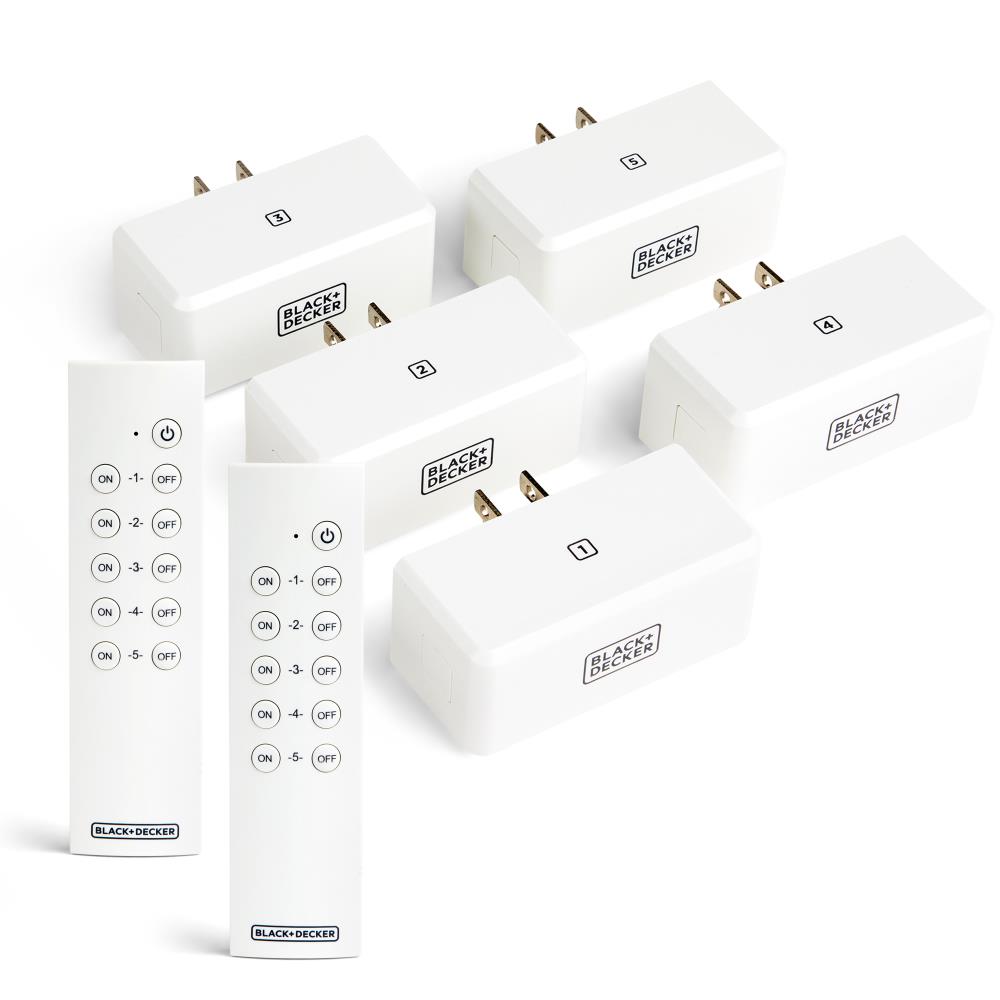 Wireless Remote Control Outlet Plug Light Switches Long Range with 2  Remotes