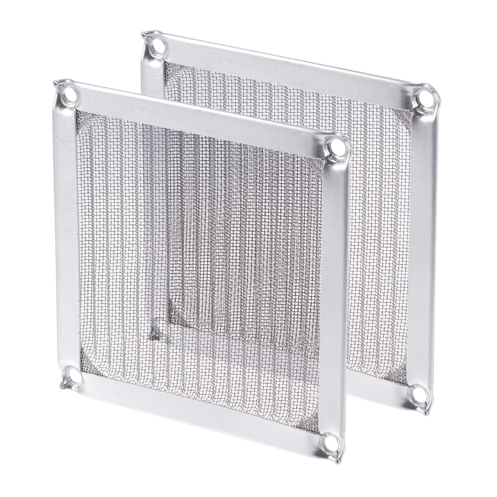 Unique Bargains 92mm Computer Fan Filter Grills Stainless Steel Mesh Dustproof Case Cover for Computers 2pcs
